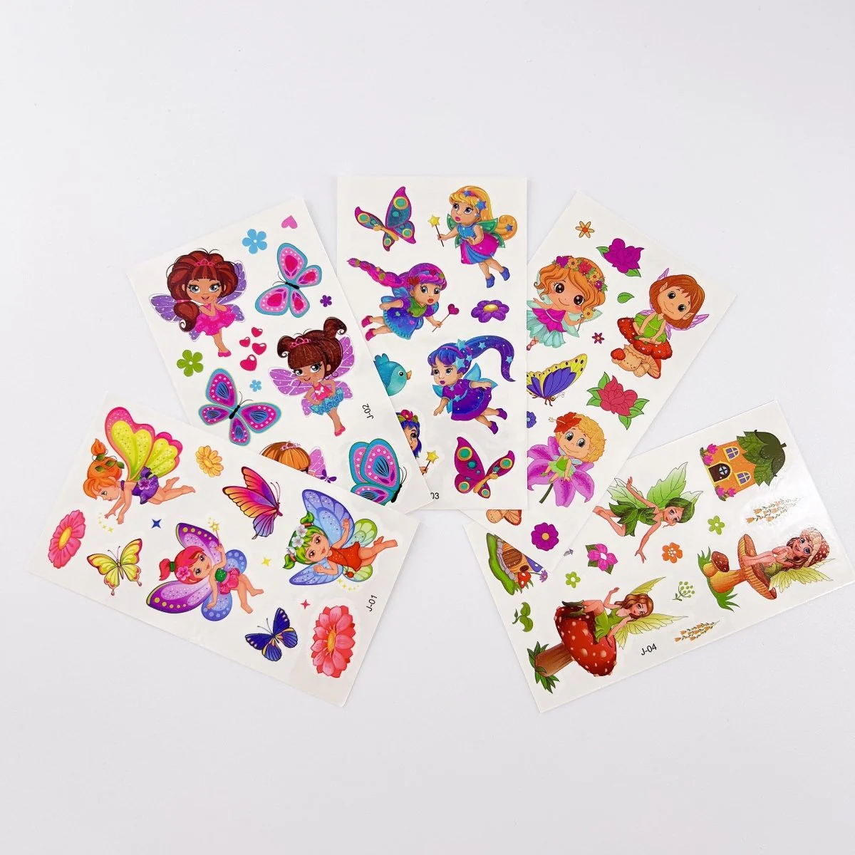 10 Fairy Tattoo Sheets – Non-Toxic Waterproof Kids Party Tattoos - Image 5