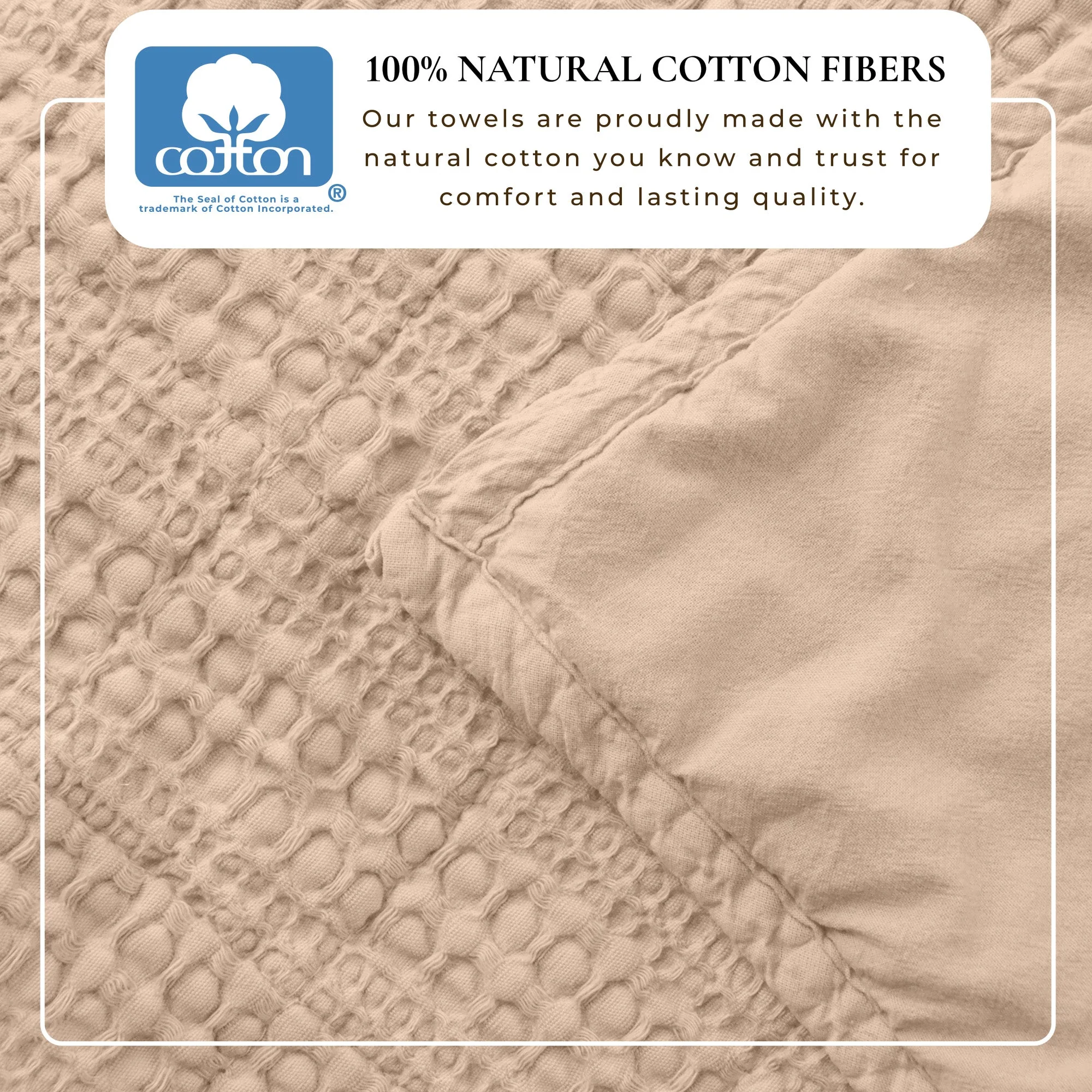 100% Cotton Honeycomb Waffle Garment Washed Quilt Set - Genevieve Collection - Image 16