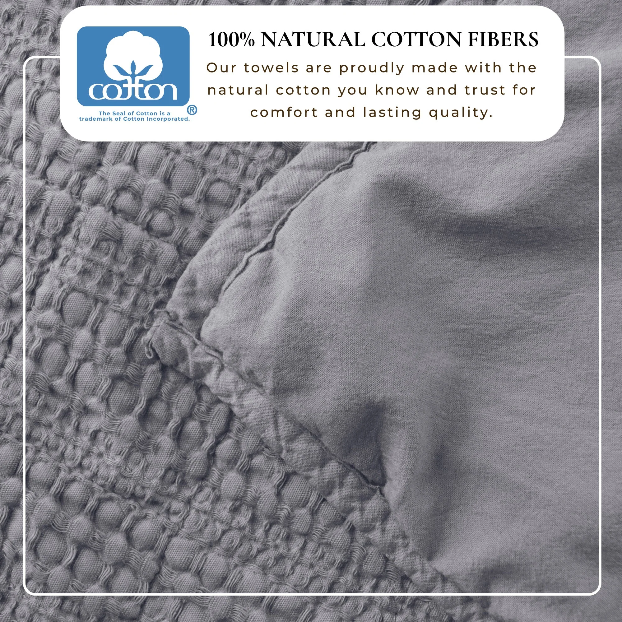 100% Cotton Honeycomb Waffle Garment Washed Quilt Set - Genevieve Collection - Image 40
