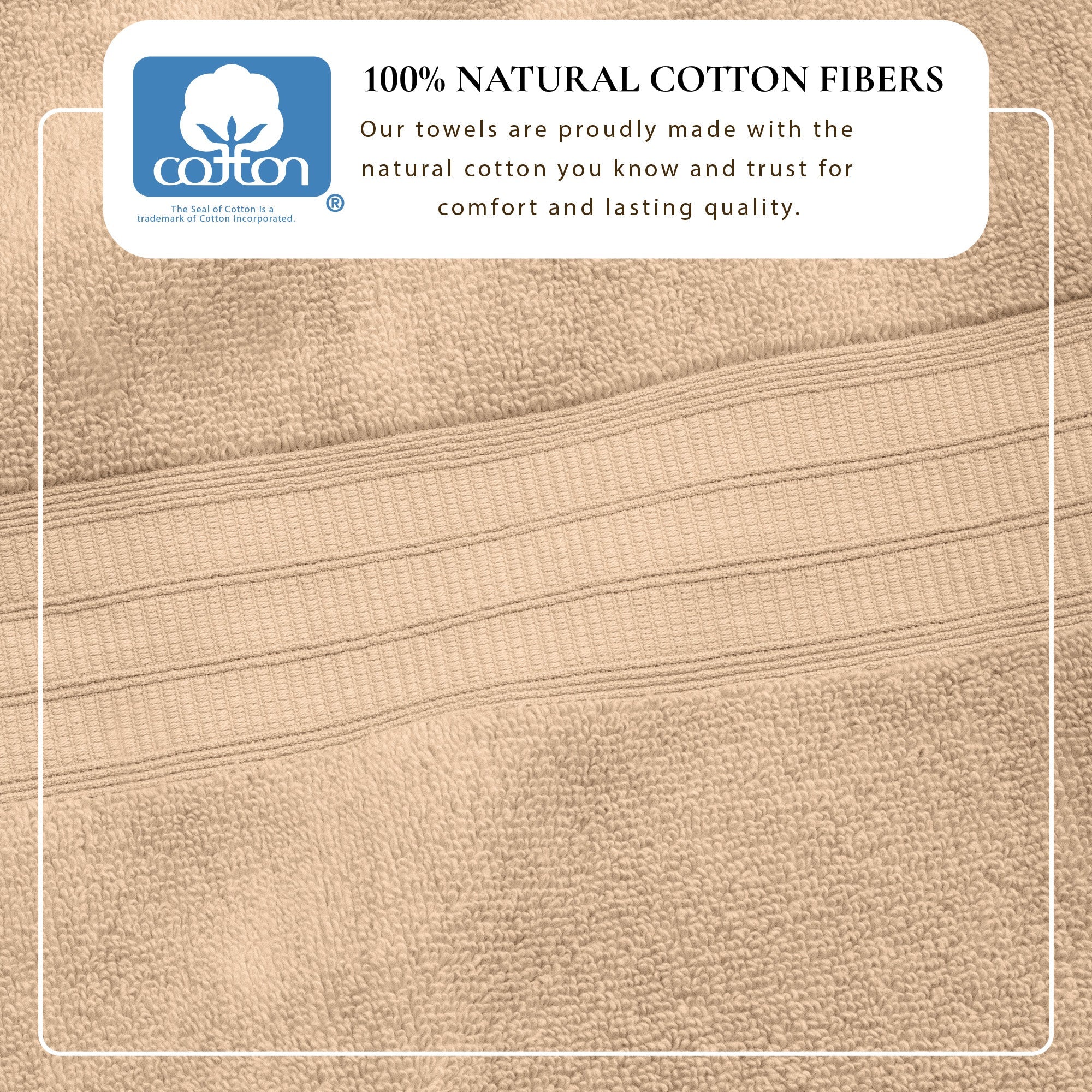 100% Cotton Premium Bath Towel Set - Chiara Collection - Image 16