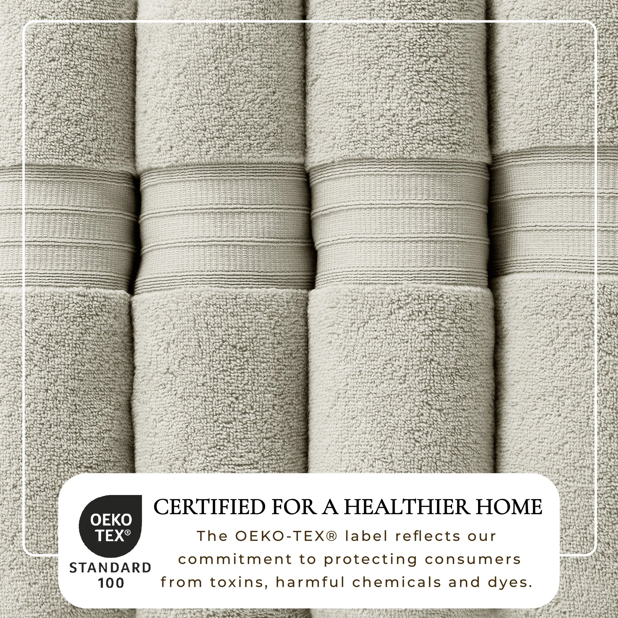 100% Cotton Premium Bath Towel Set - Chiara Collection - Image 31