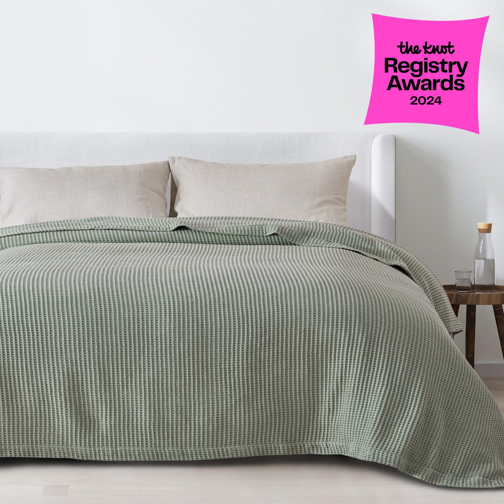 100% Cotton Waffle Weave Blanket - Mikala Collection - Image 51
