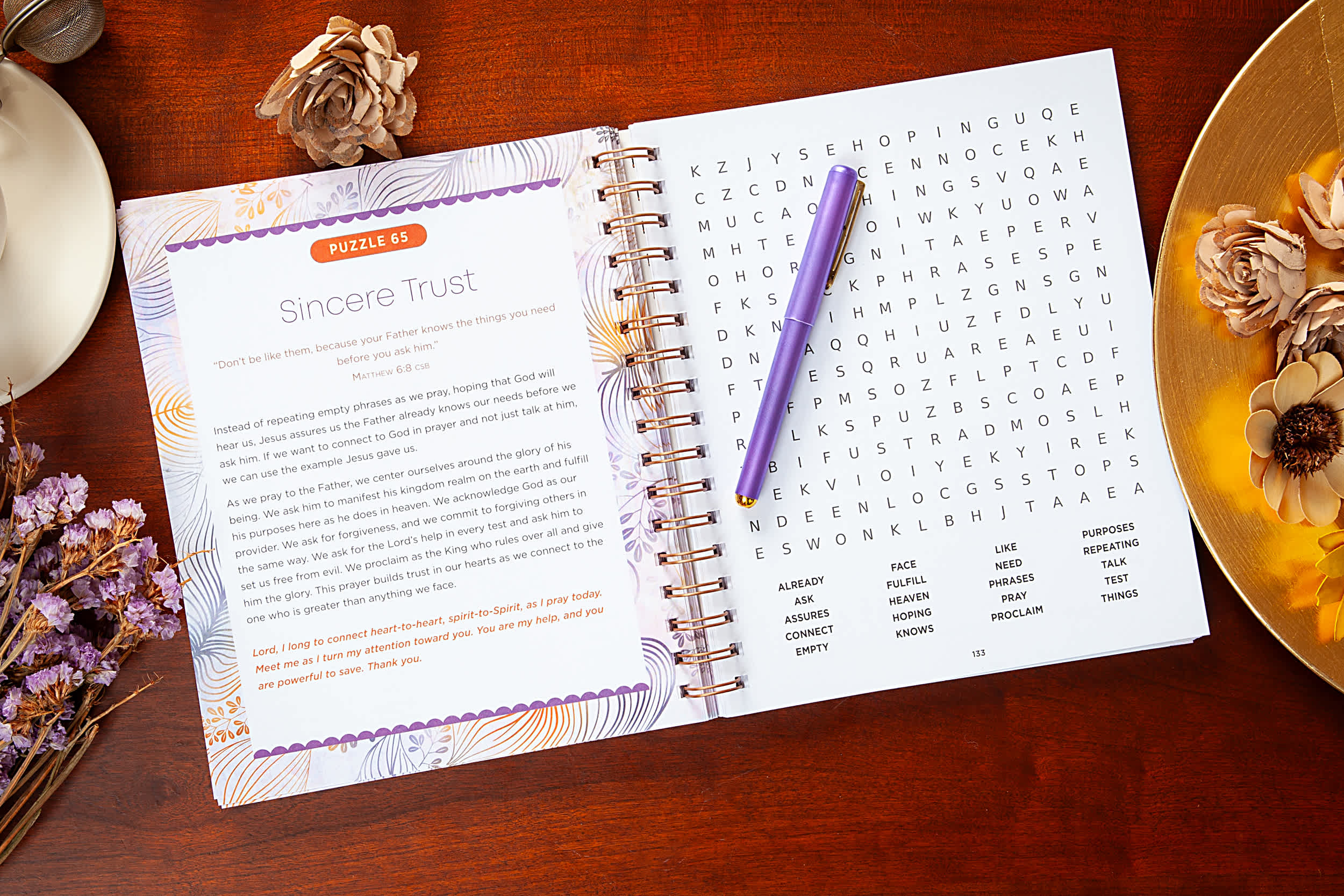 100 Meditations on the Words of Jesus (Word Search Devotional) - Image 3