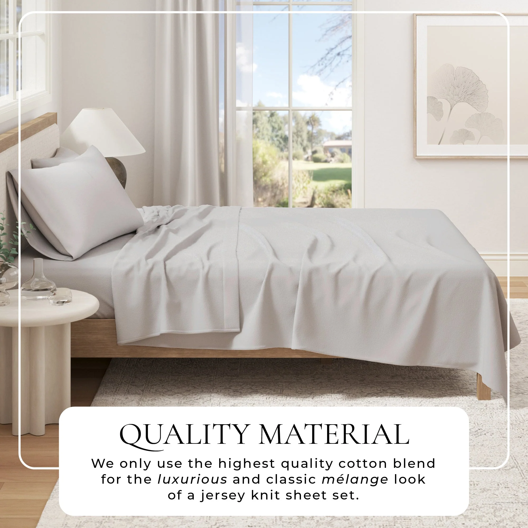 100% Organic Cotton Jersey Knit Sheets - Image 12