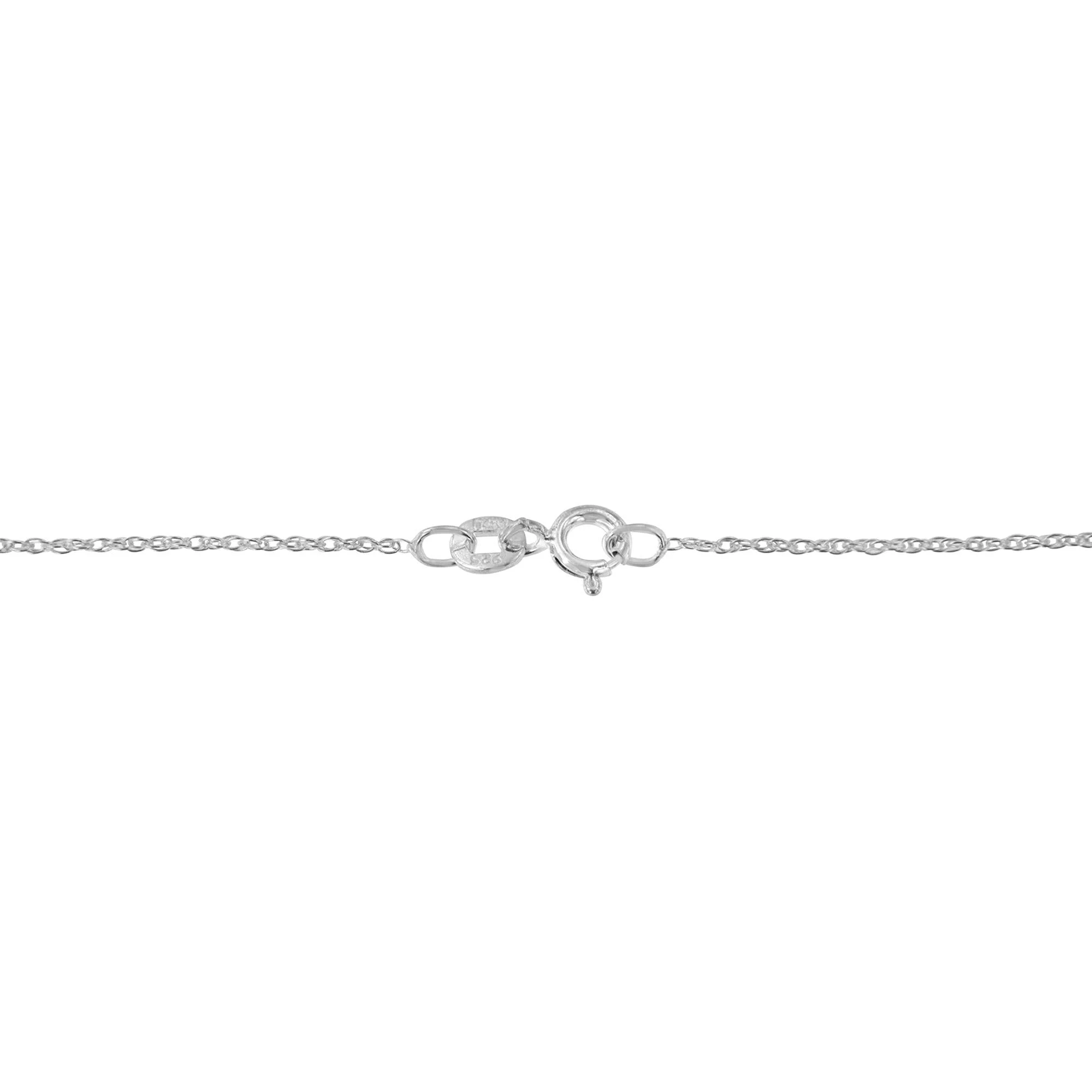 10K White Gold 1/10 Cttw Miracle Set Round-Cut Diamond 18" Pendant Necklace - Choice of Shape - Image 22