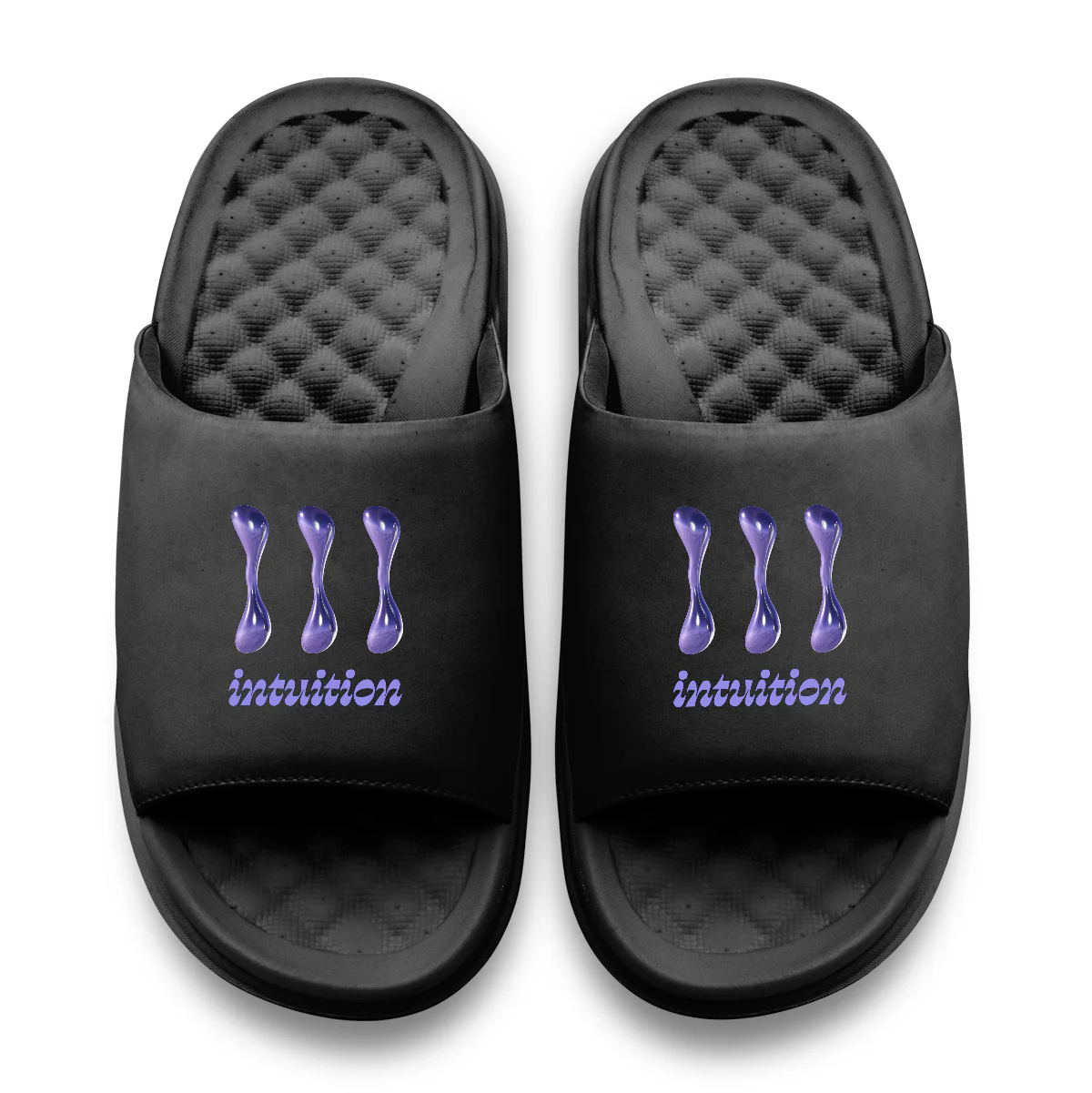 111 Angel Number Motive Slide Sandals - Image 2
