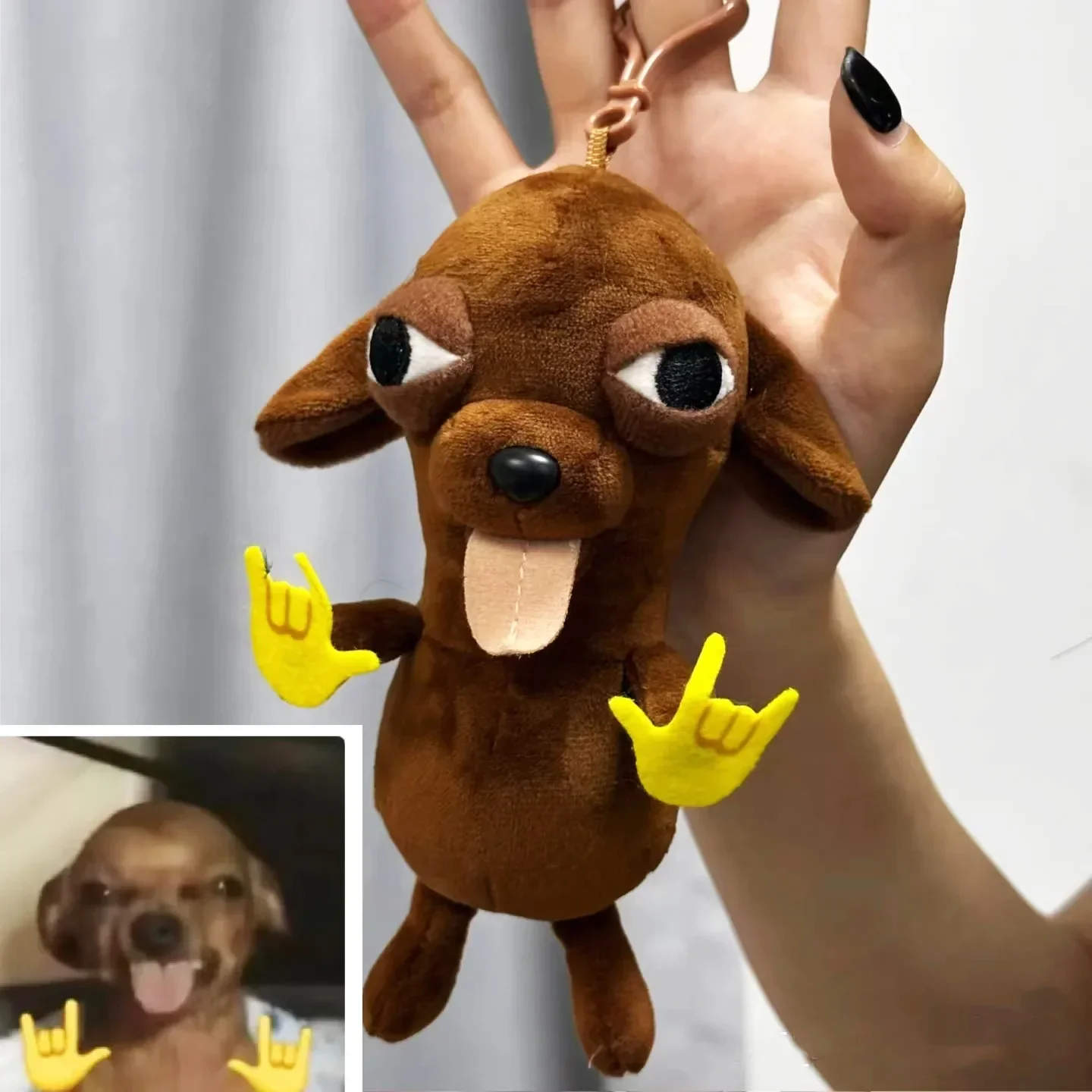 12cmChihuahua Stuffed Plush Animal Toy Keychain - Image 10