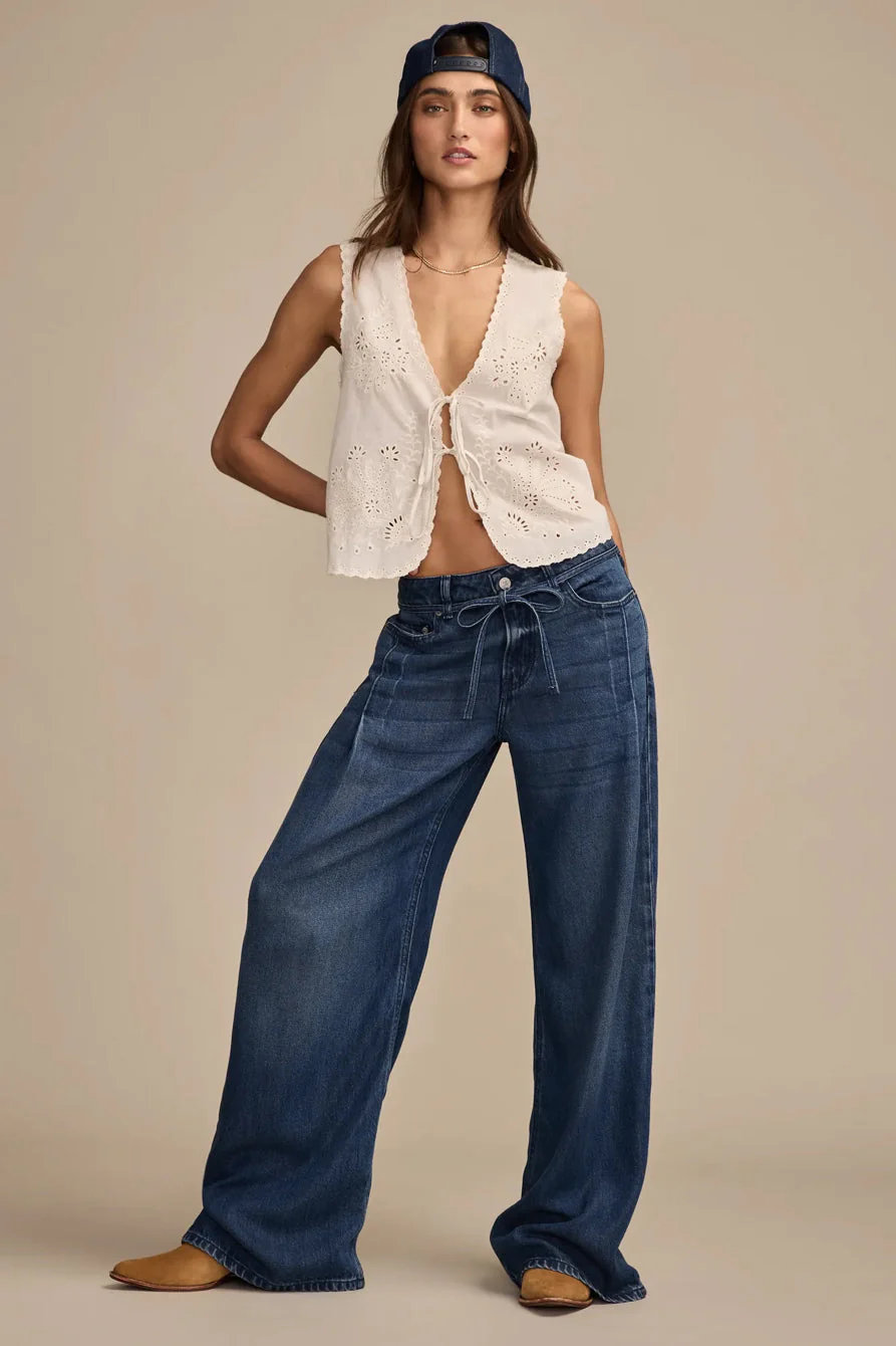 Lucky Brand Women's Lucky Legend Liquid Denim Luxe Palazzo - Image 2
