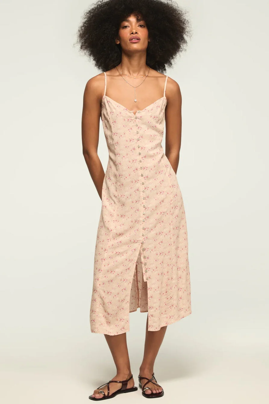 Lucky Brand Women's Festival Printed Simone Slip Dress