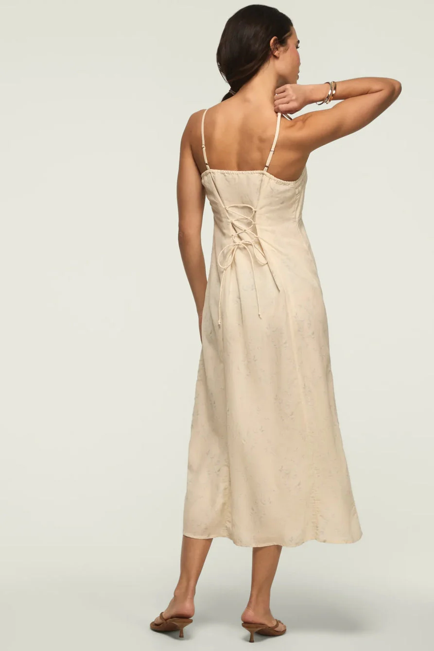 Lucky Brand Women's Festival Lace Trimmed Slip Dress - Cream Multi - Image 3