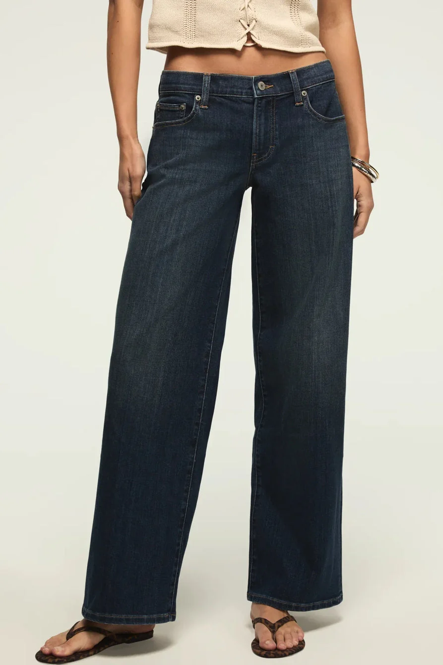 Lucky Brand Women's Mid Rise Sweet Wide Leg - New Heights Wash