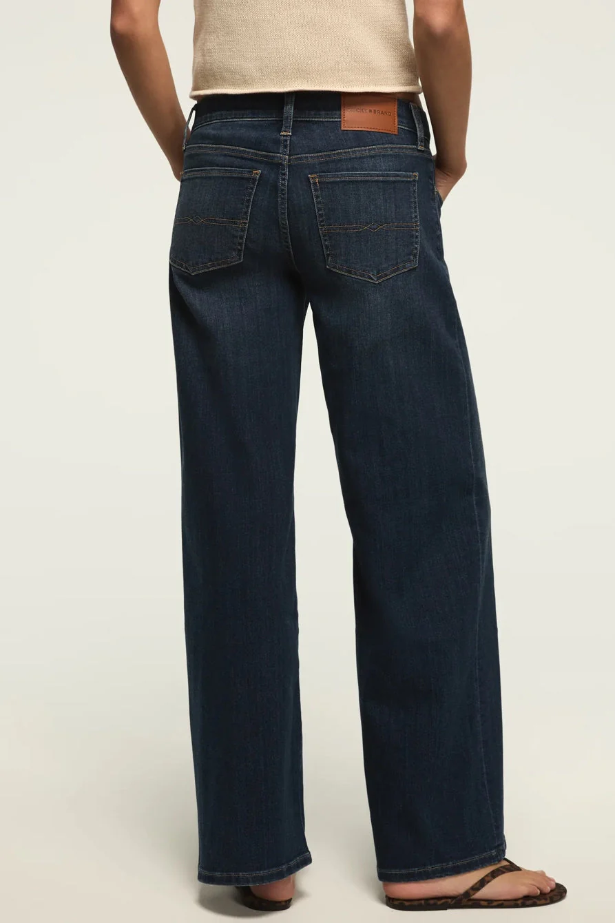 Lucky Brand Women's Mid Rise Sweet Wide Leg - New Heights Wash - Image 3