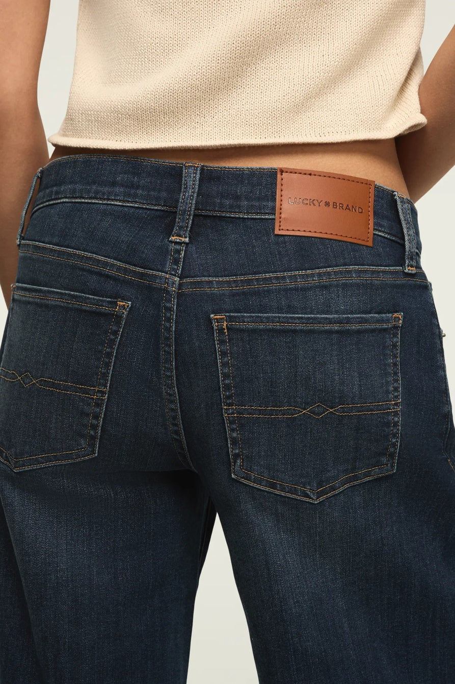 Lucky Brand Women's Mid Rise Sweet Wide Leg - New Heights Wash - Image 4