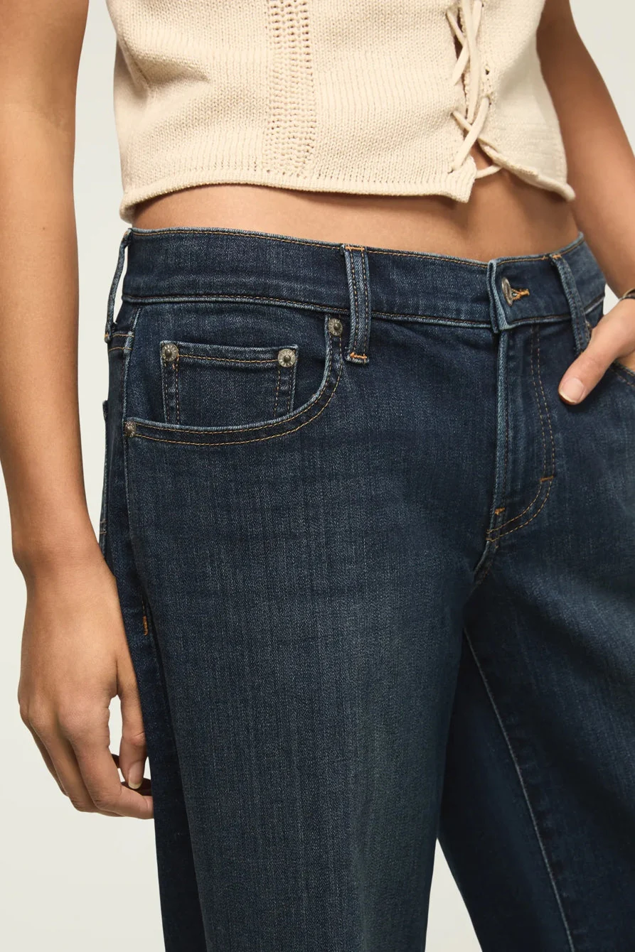 Lucky Brand Women's Mid Rise Sweet Wide Leg - New Heights Wash - Image 6