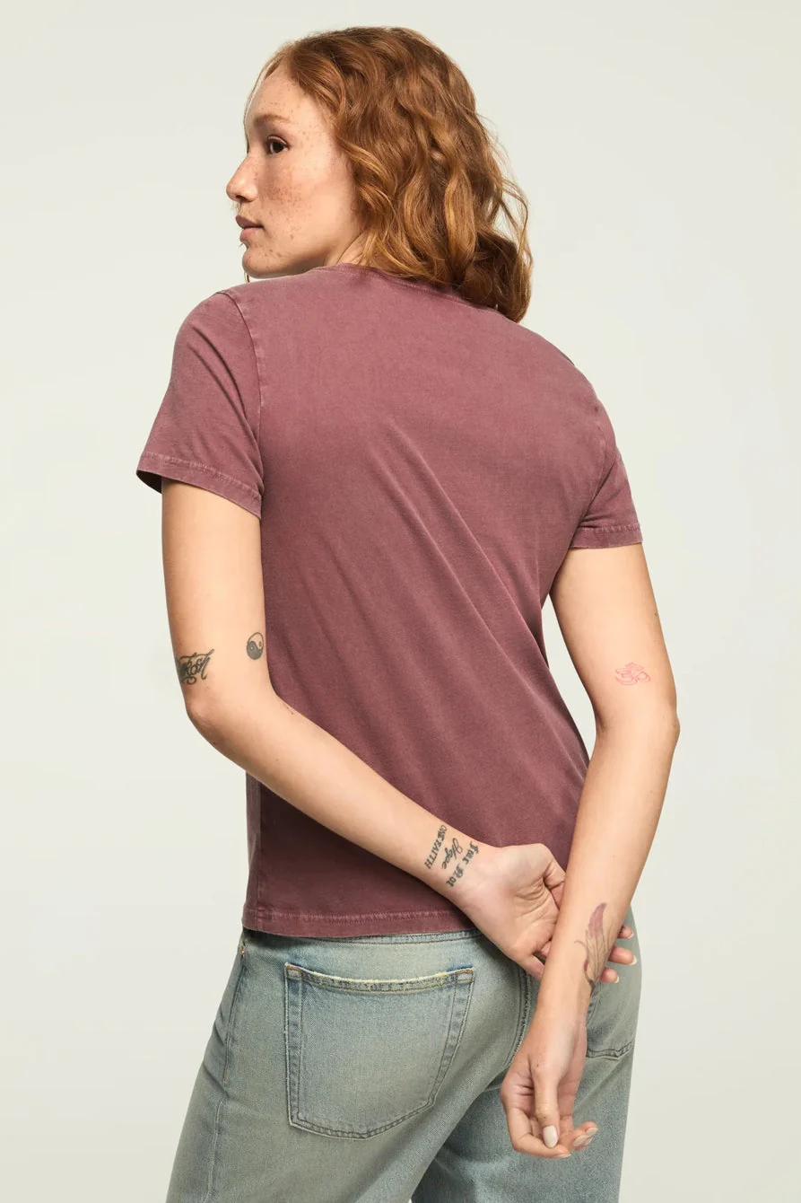 Lucky Brand Women's Rolling Stones Lace Lips Classic Crew - Image 3