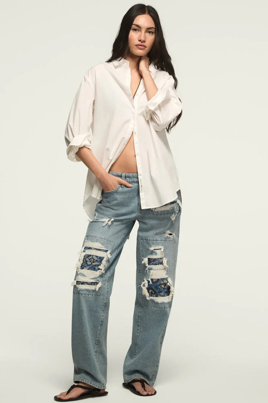 Lucky Brand Women's Lucky Legend Baggy - Skipping Flowers Wash - Image 2