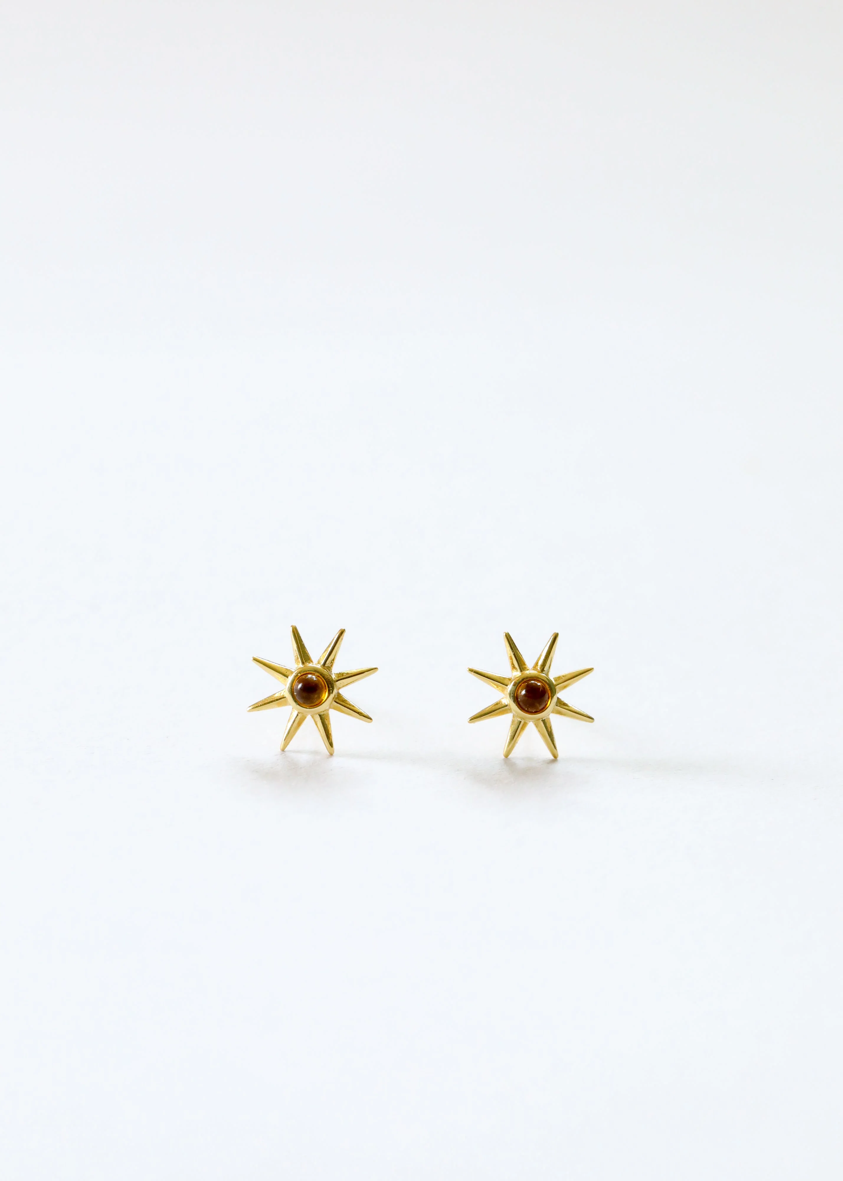 18K Gold Vermeil + Baltic Sea Amber || Sunshine Earrings  - Image 4