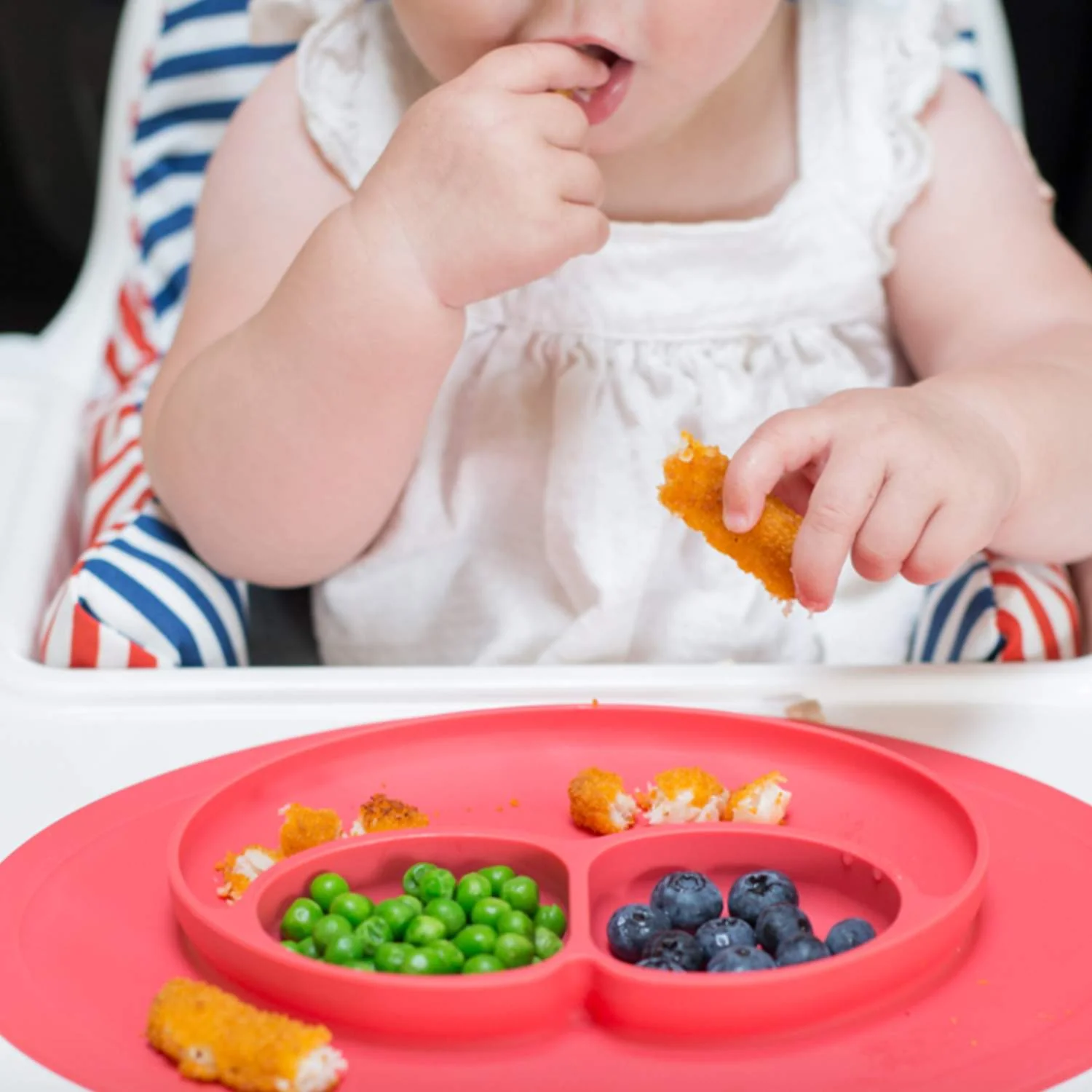 1947Kitchen 2-Pack: Silicone Feeding Placemat And 3-Section Plate - Image 5