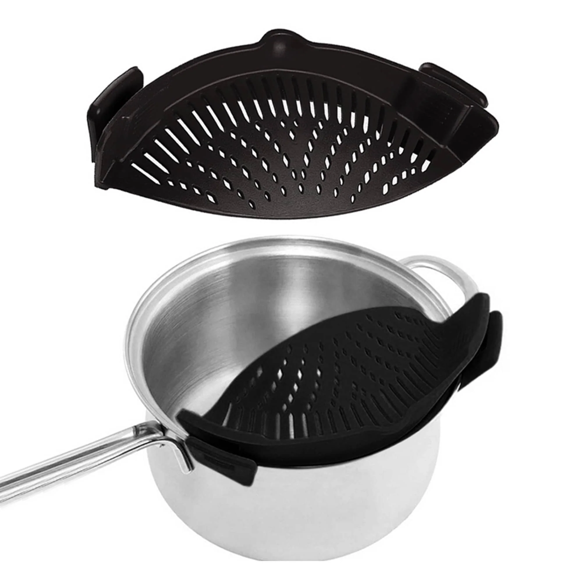 1947Kitchen Heat Resistance Easy Snap Silicone Kitchen Strainer - Image 4