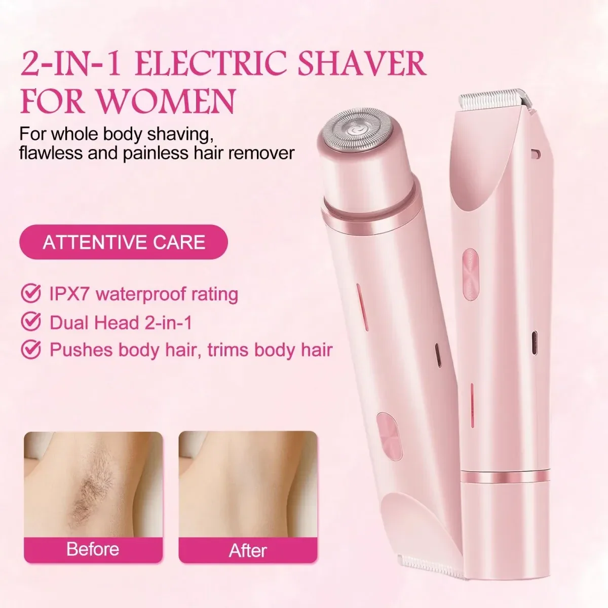 2-in-1 Women’s Electric Shaver - Image 2