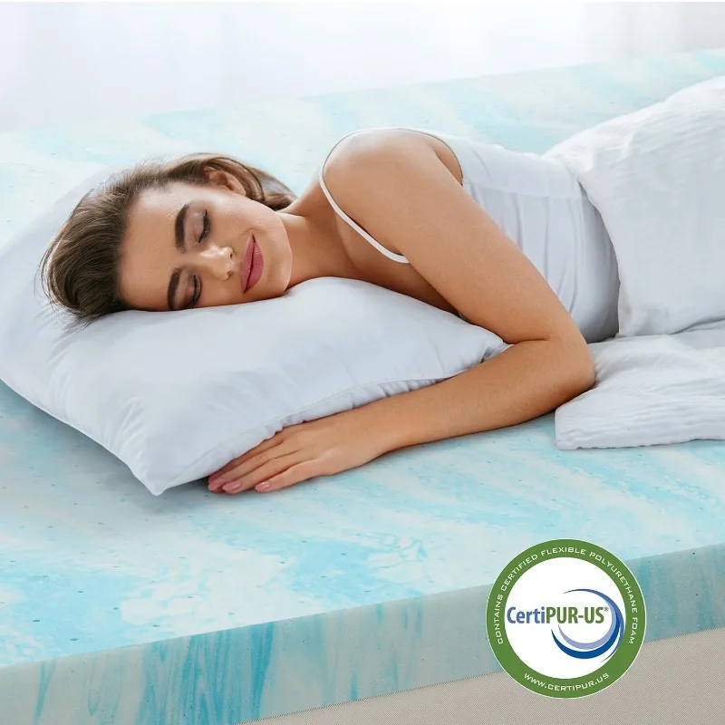 2 Inch Gel Infused Memory Foam Mattress Topper - Image 3