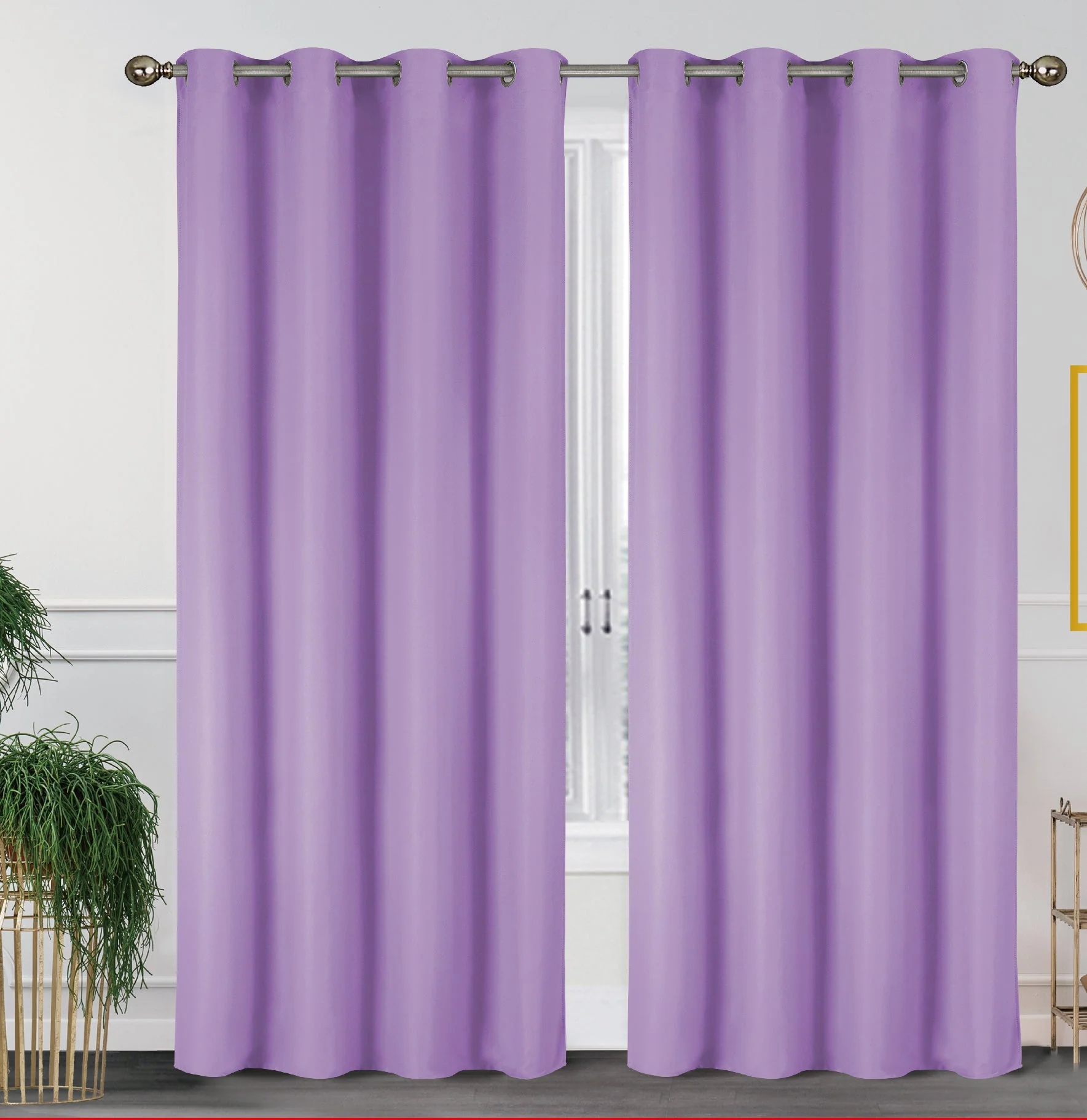 2 Pack - 55'' X 84'' Solid Thermal Blackout Panels (19 Colors) - Image 27