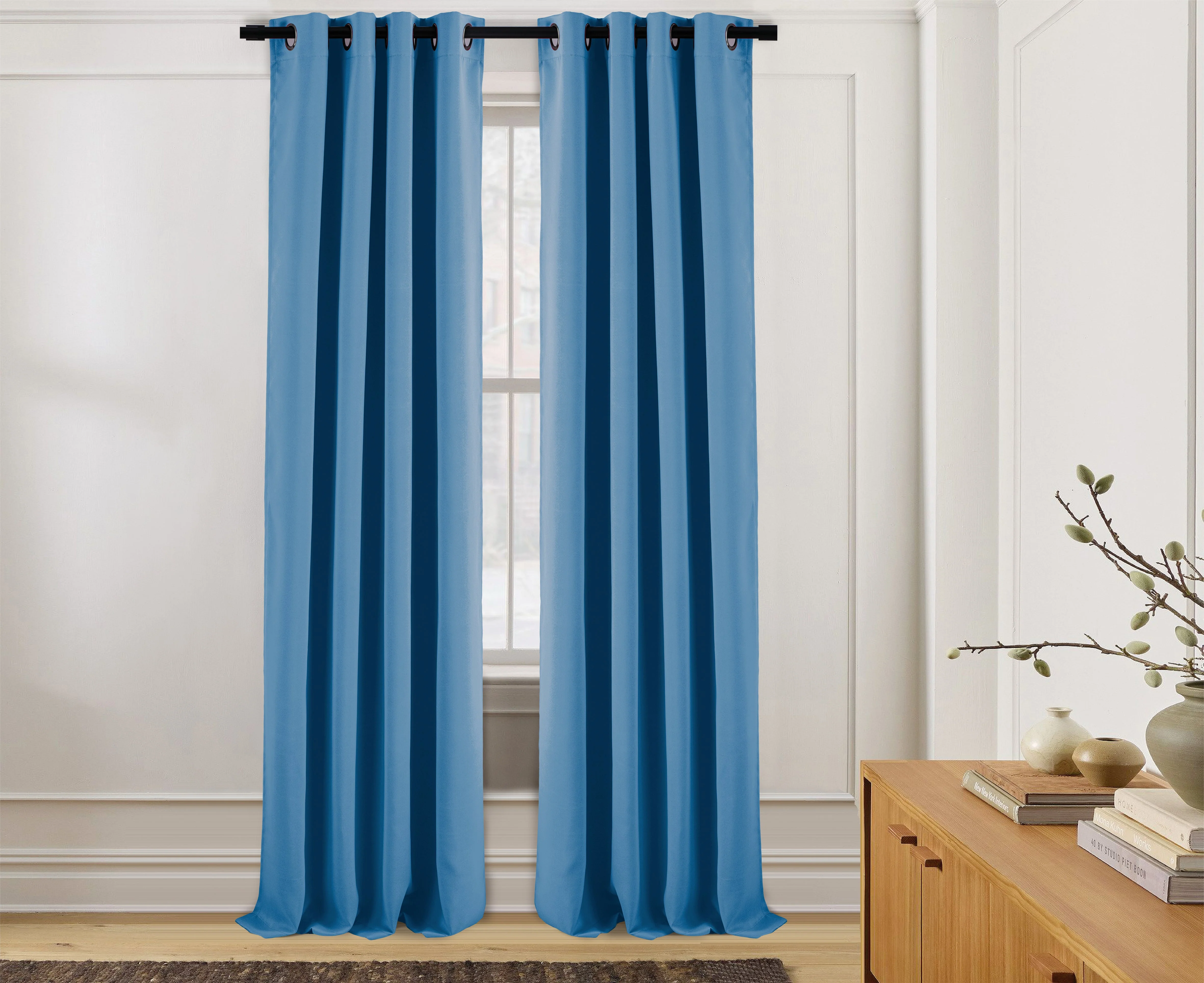 2 Pack - 55'' X 84'' Solid Thermal Blackout Panels (19 Colors) - Image 62