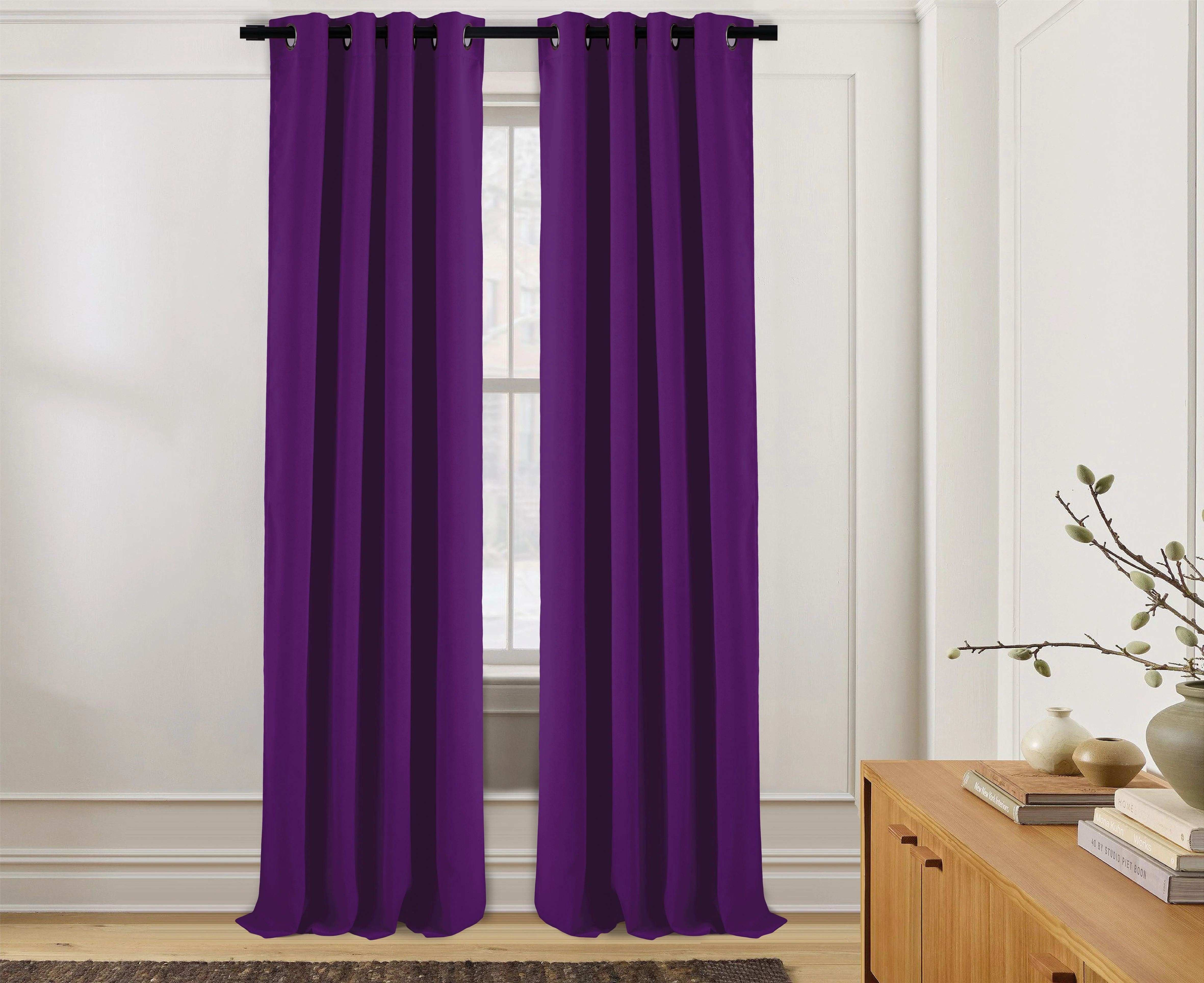2 Pack - 55'' X 84'' Solid Thermal Blackout Panels (19 Colors) - Image 66