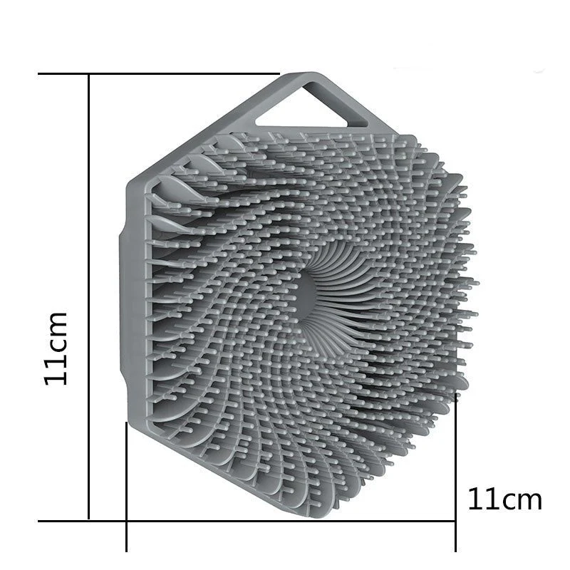2-Pack Silicone Body Scrubbers – Eco-Friendly Bath Accessories - Image 3