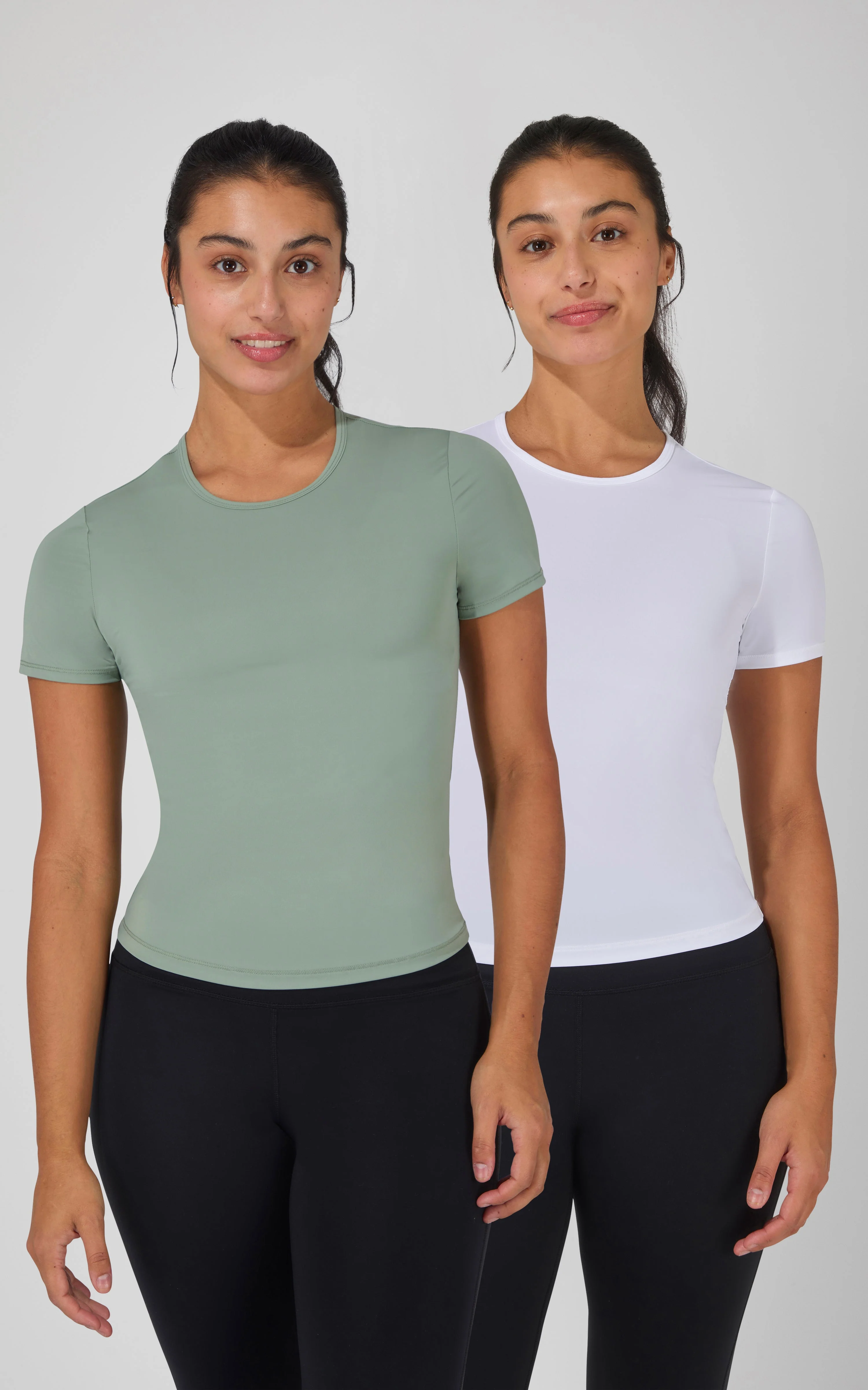 2 Pk Air Cloud Jersey Meet and Greet Length Short Sleeve Shirt - Image 55