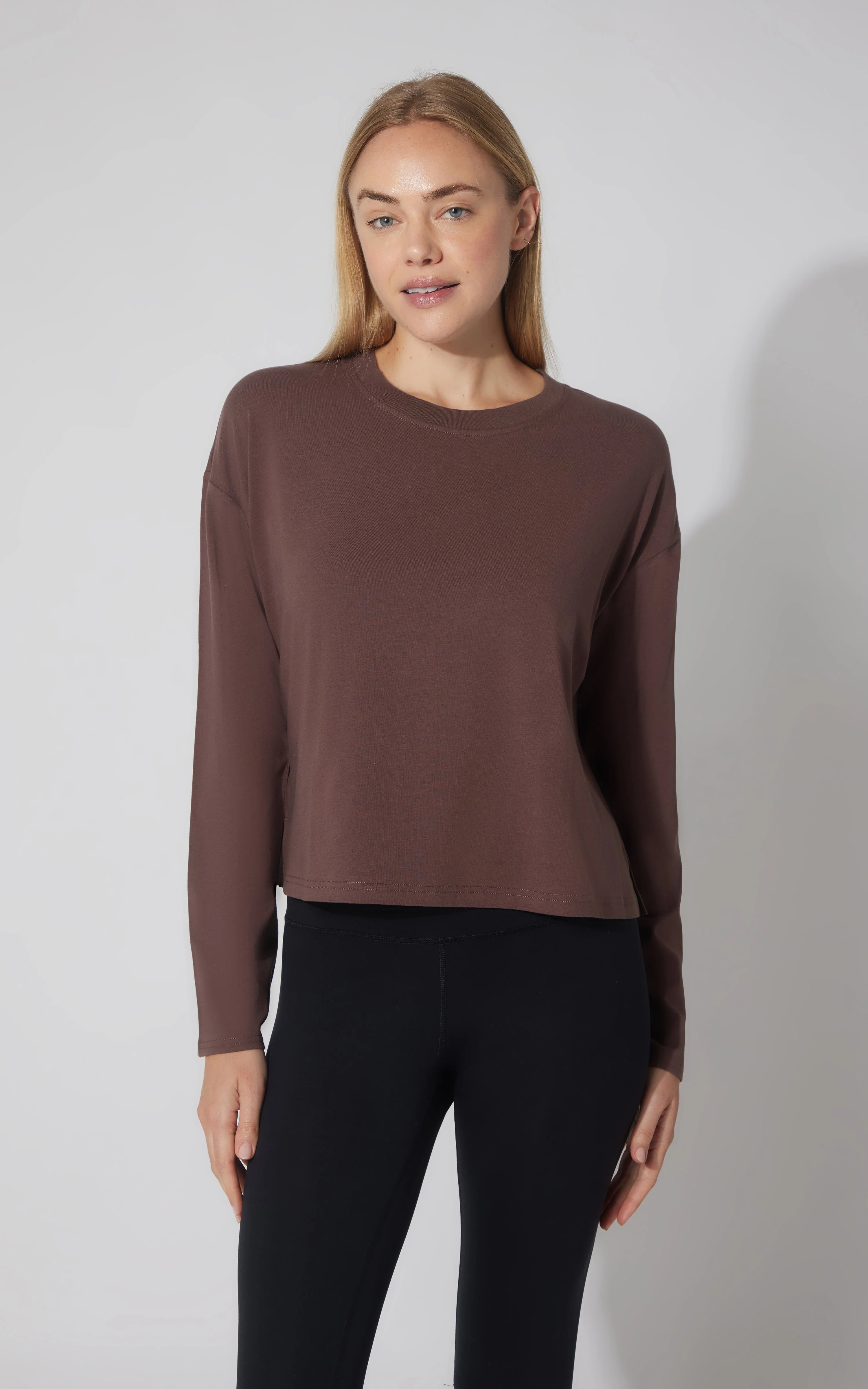 2 PK Cotton Deluxe Boxy Long Sleeve Top - Our Cafe Story - Image 15
