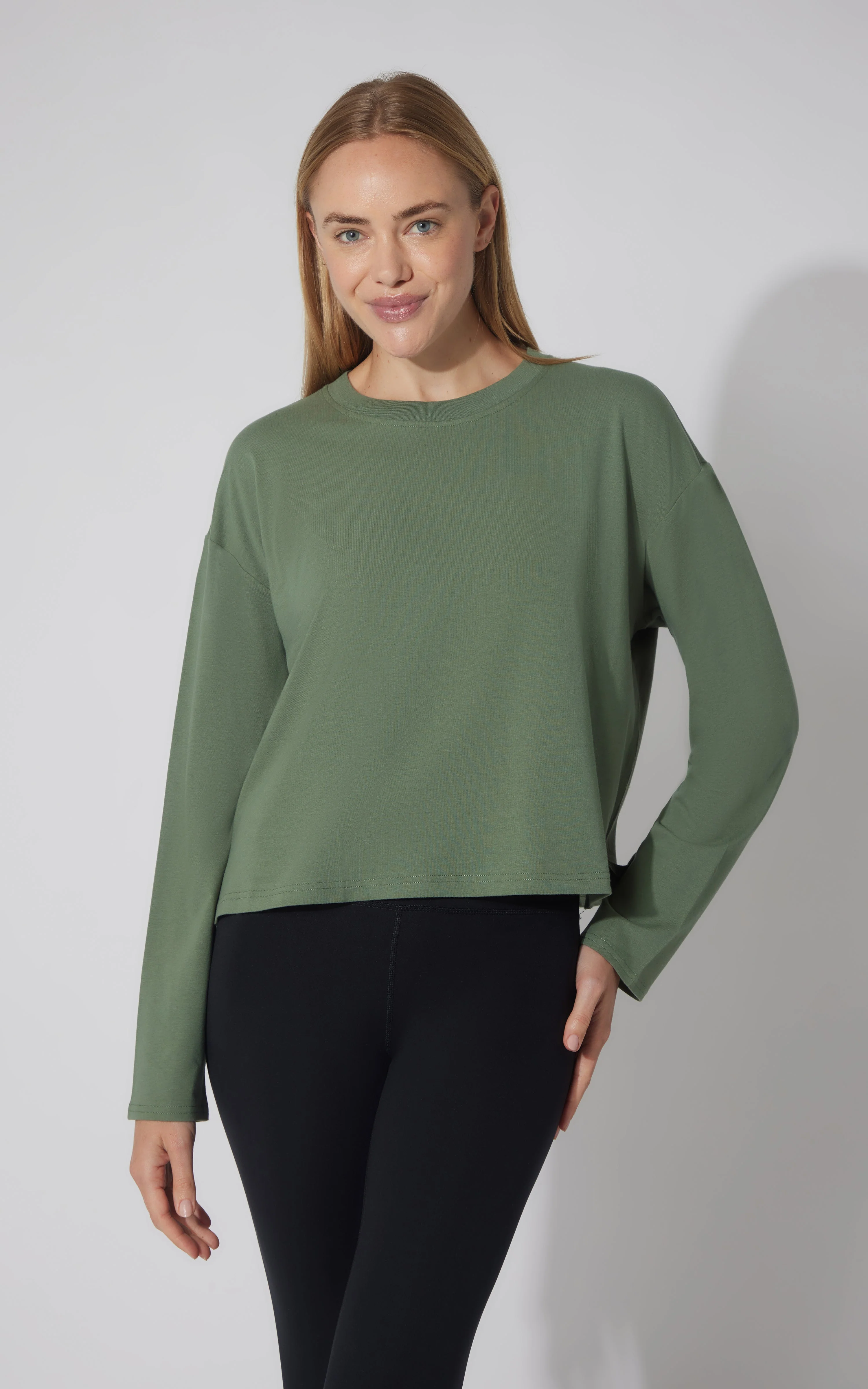 2 PK Cotton Deluxe Boxy Long Sleeve Top - Our Earthy Story - Image 13