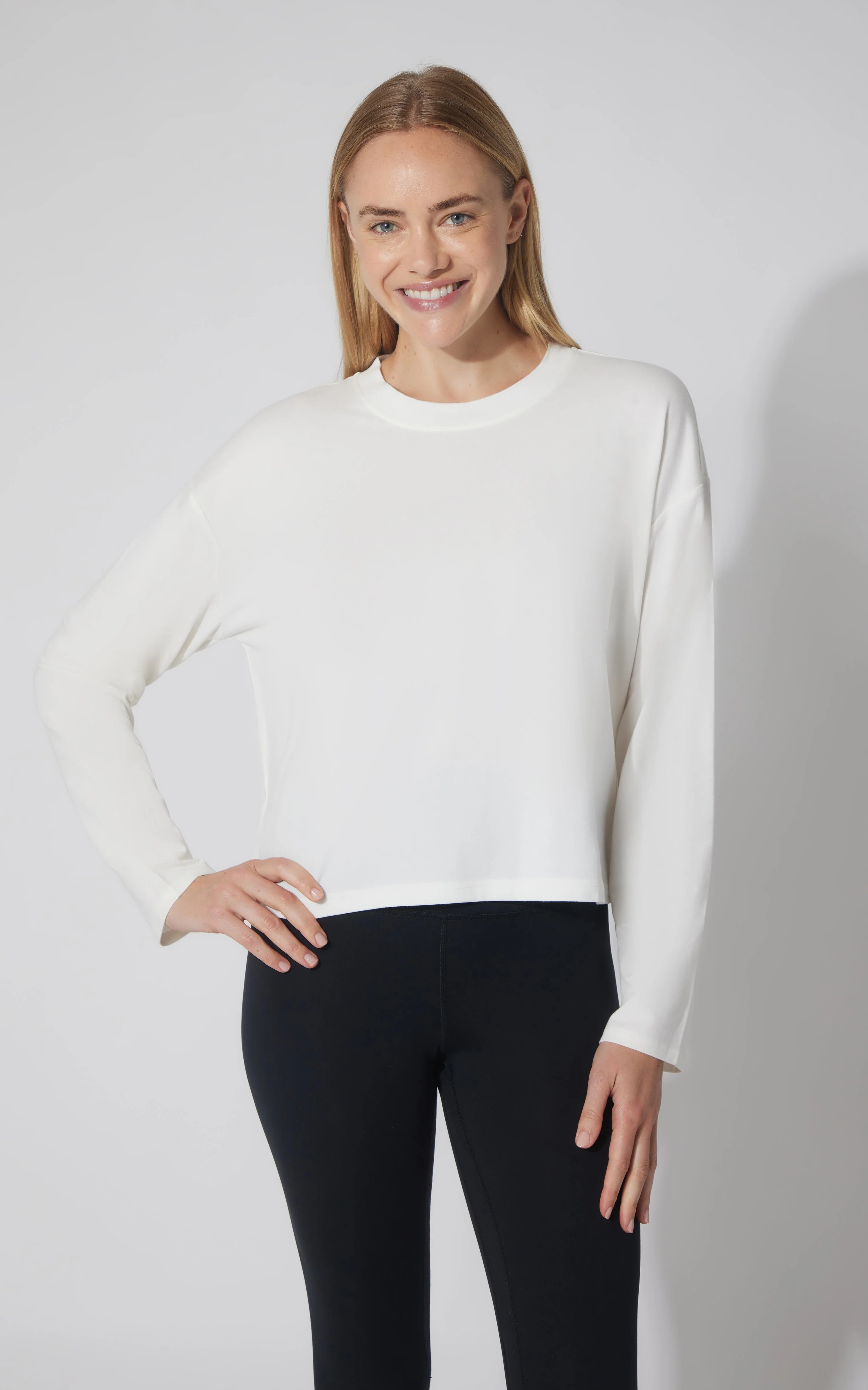 2 PK Cotton Deluxe Boxy Long Sleeve Top - Our Earthy Story - Image 15
