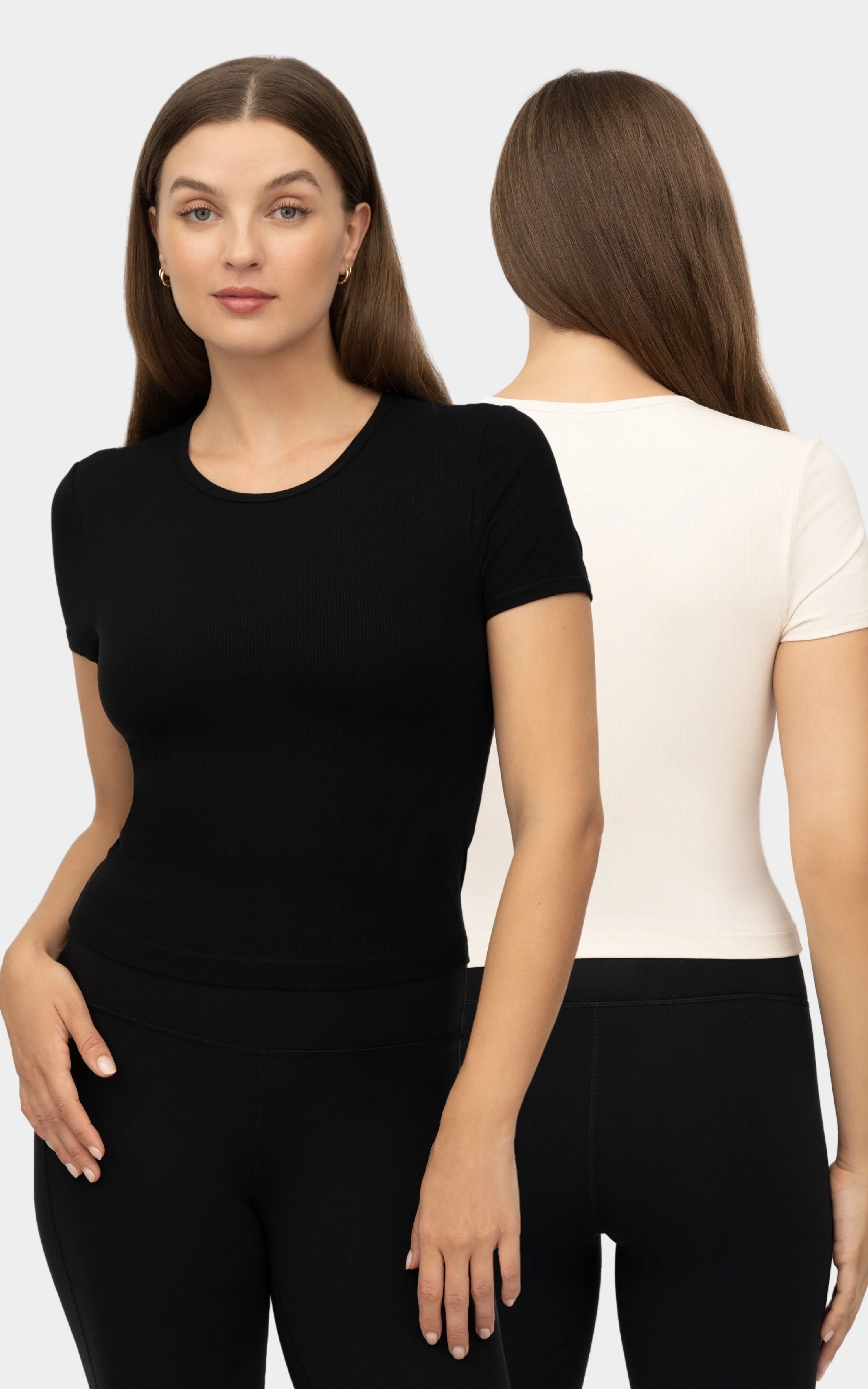 2 PK Heavenly Rib Short Sleeve Shirt - Image 27