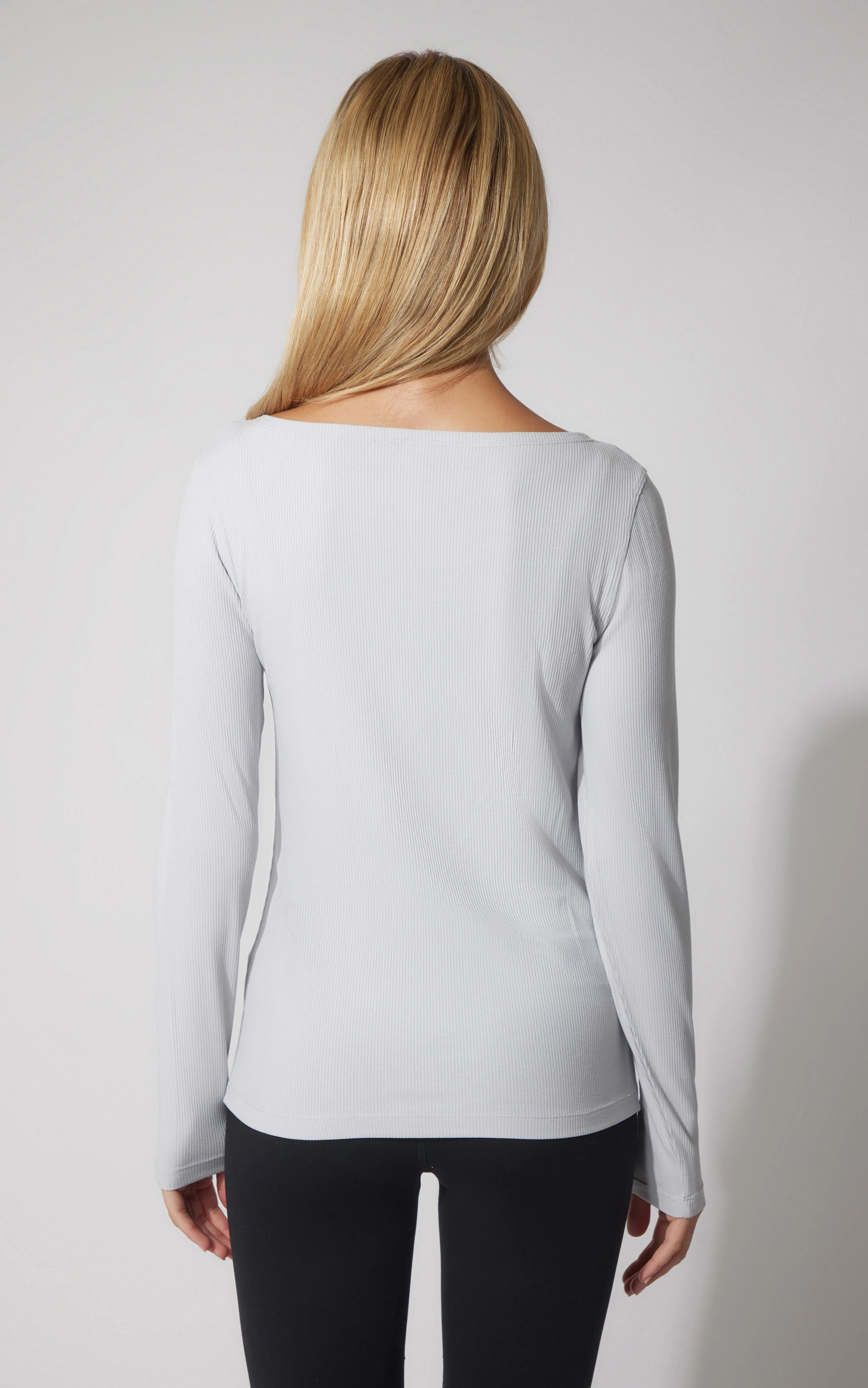 2 PK Heavenly Ribbed Boat Neck Top - Our Cafe Story - Image 3