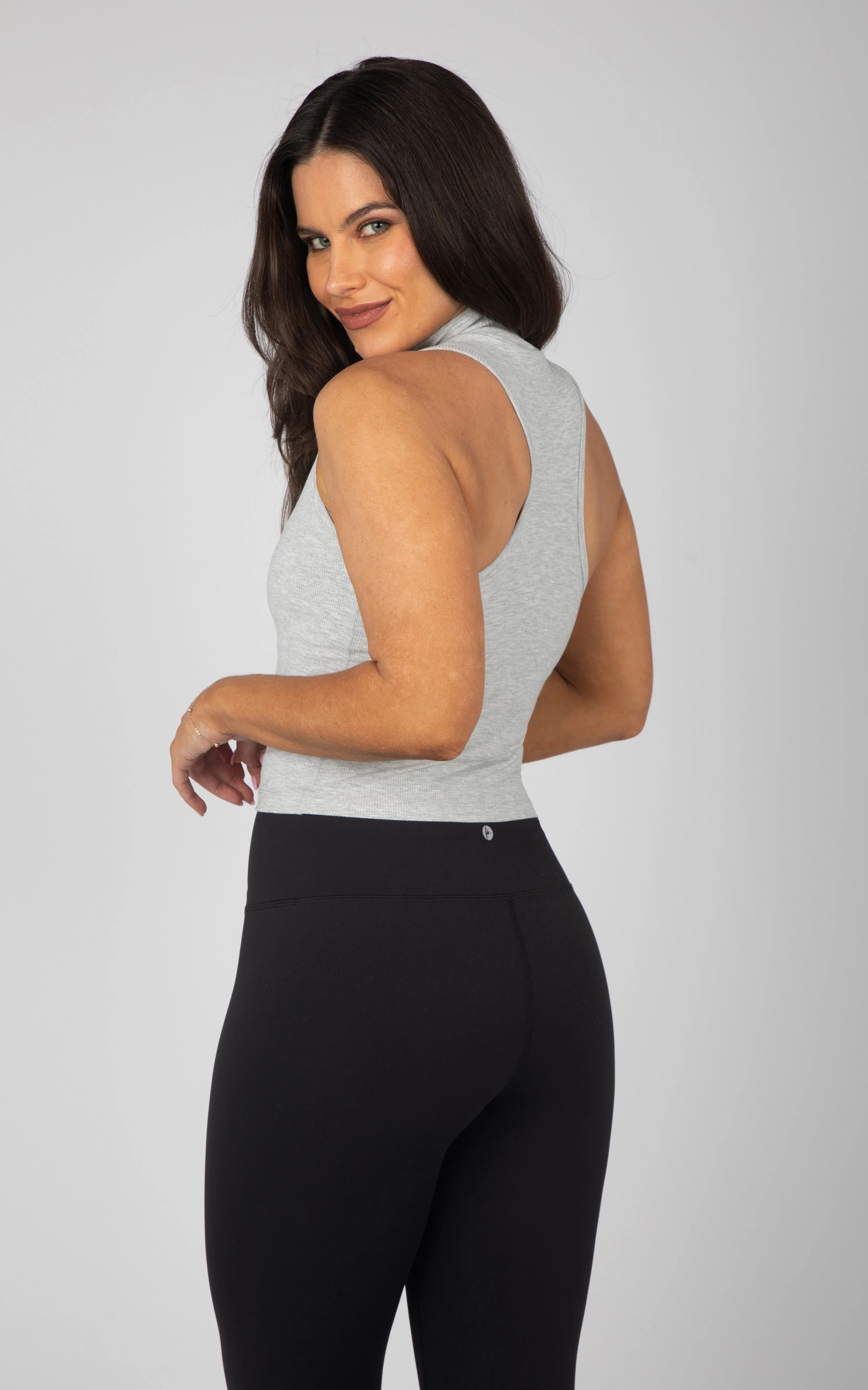2 PK Mock Neck Tank Top - Image 3