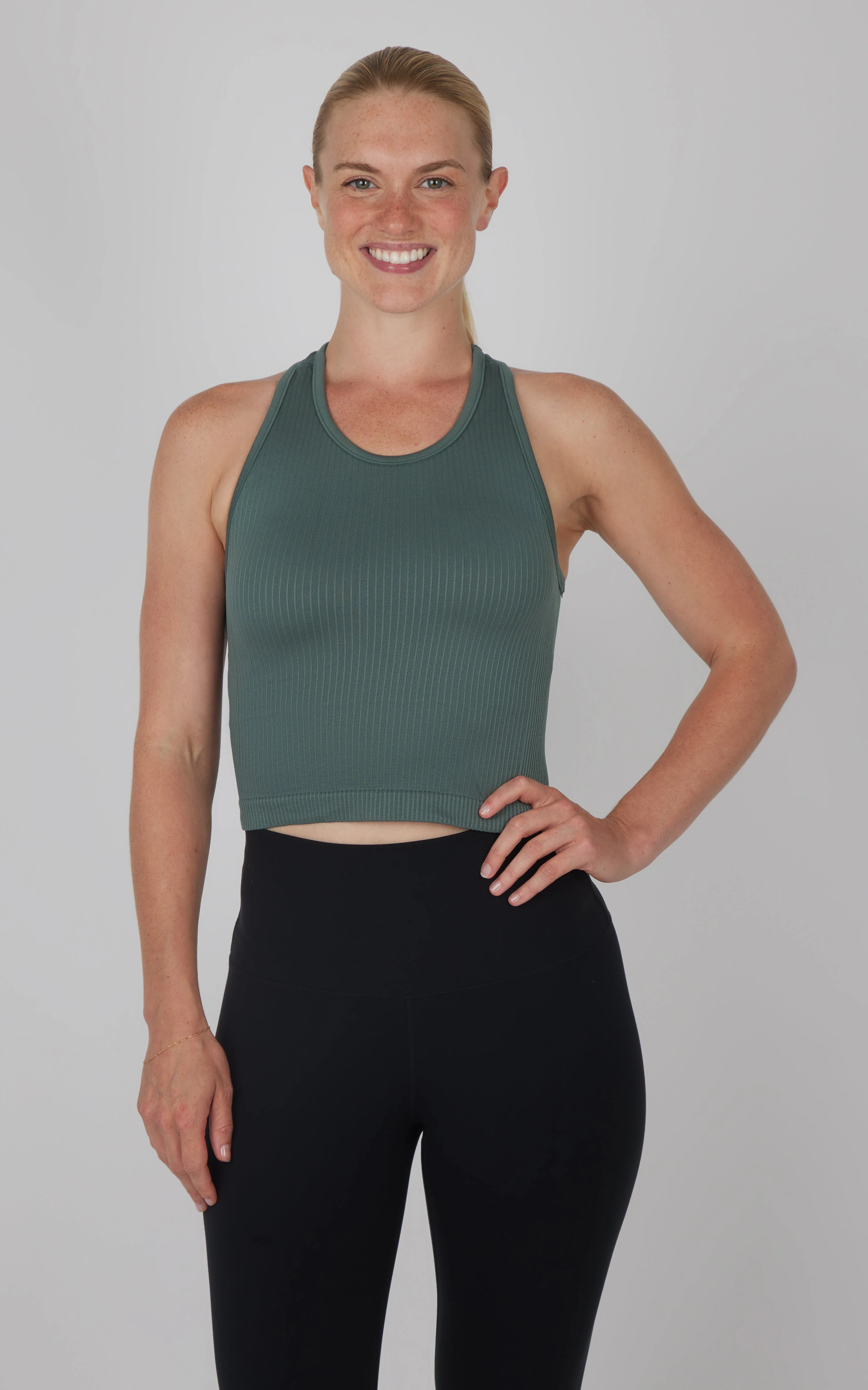 2 PK Racerback Tank with Built in  Bra - Image 13