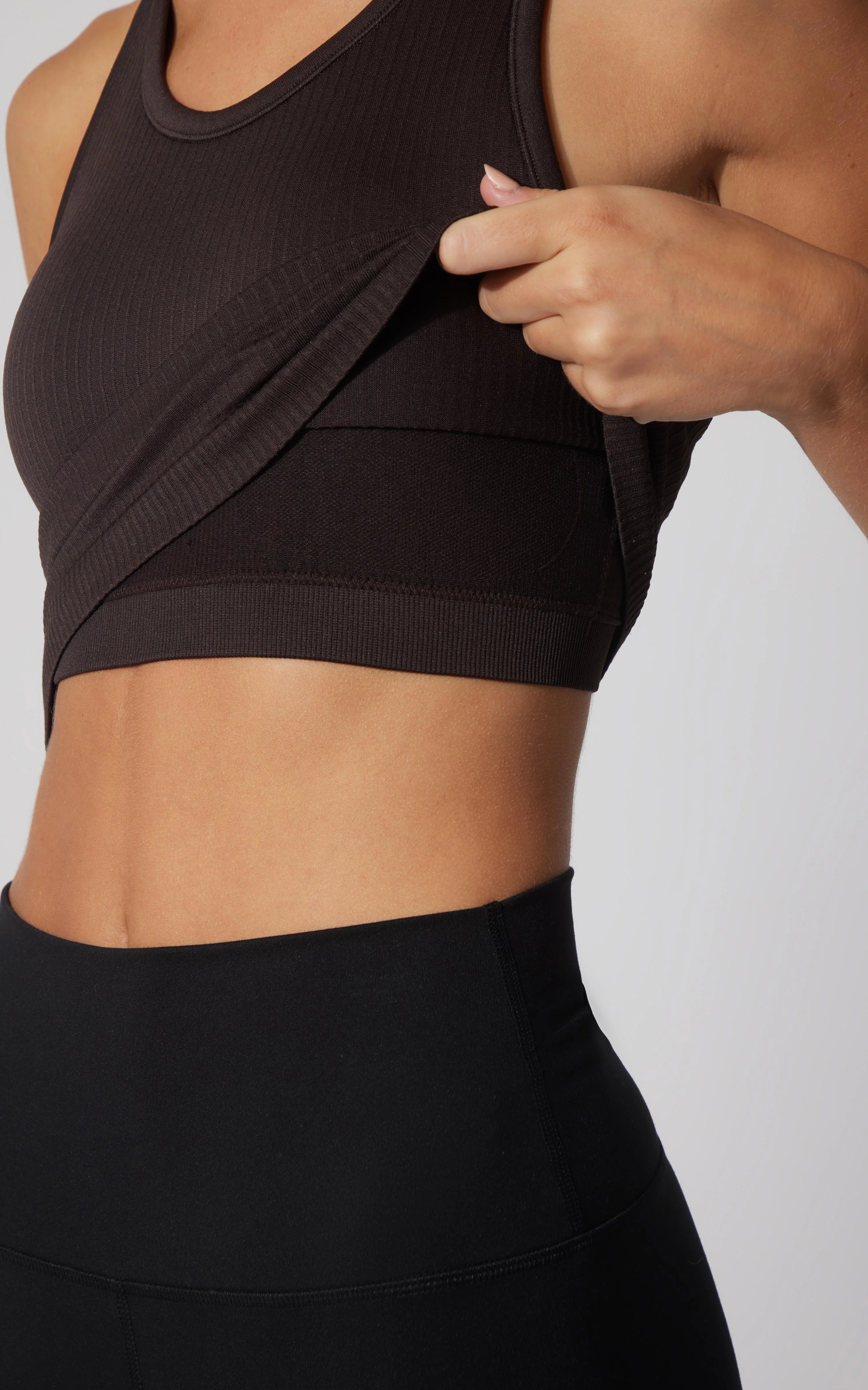 2 PK Racerback Tank with Built in  Bra - Our Petal Tone Story - Image 37