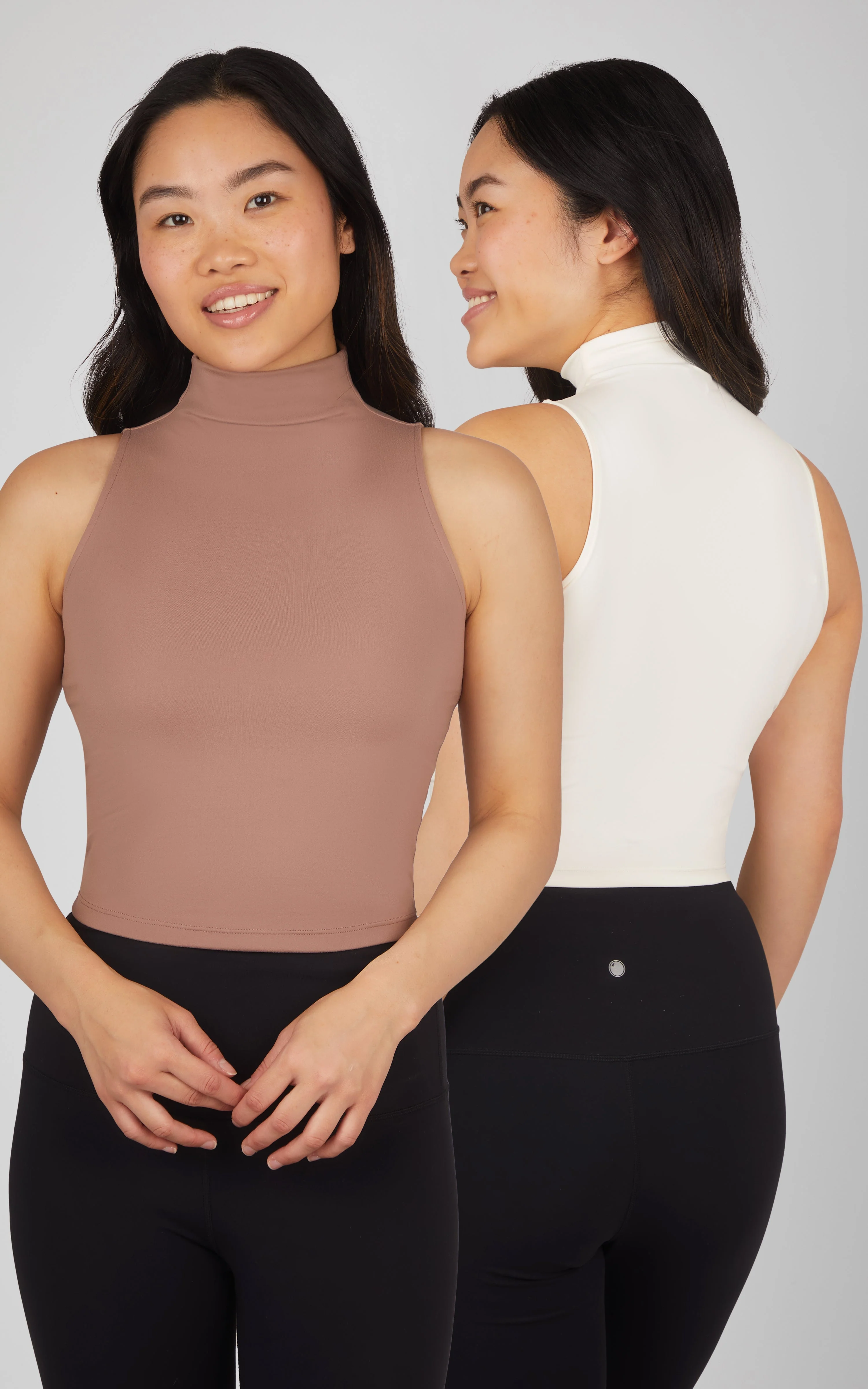 2 PK Ribbed Mock Neck Tank - Image 8