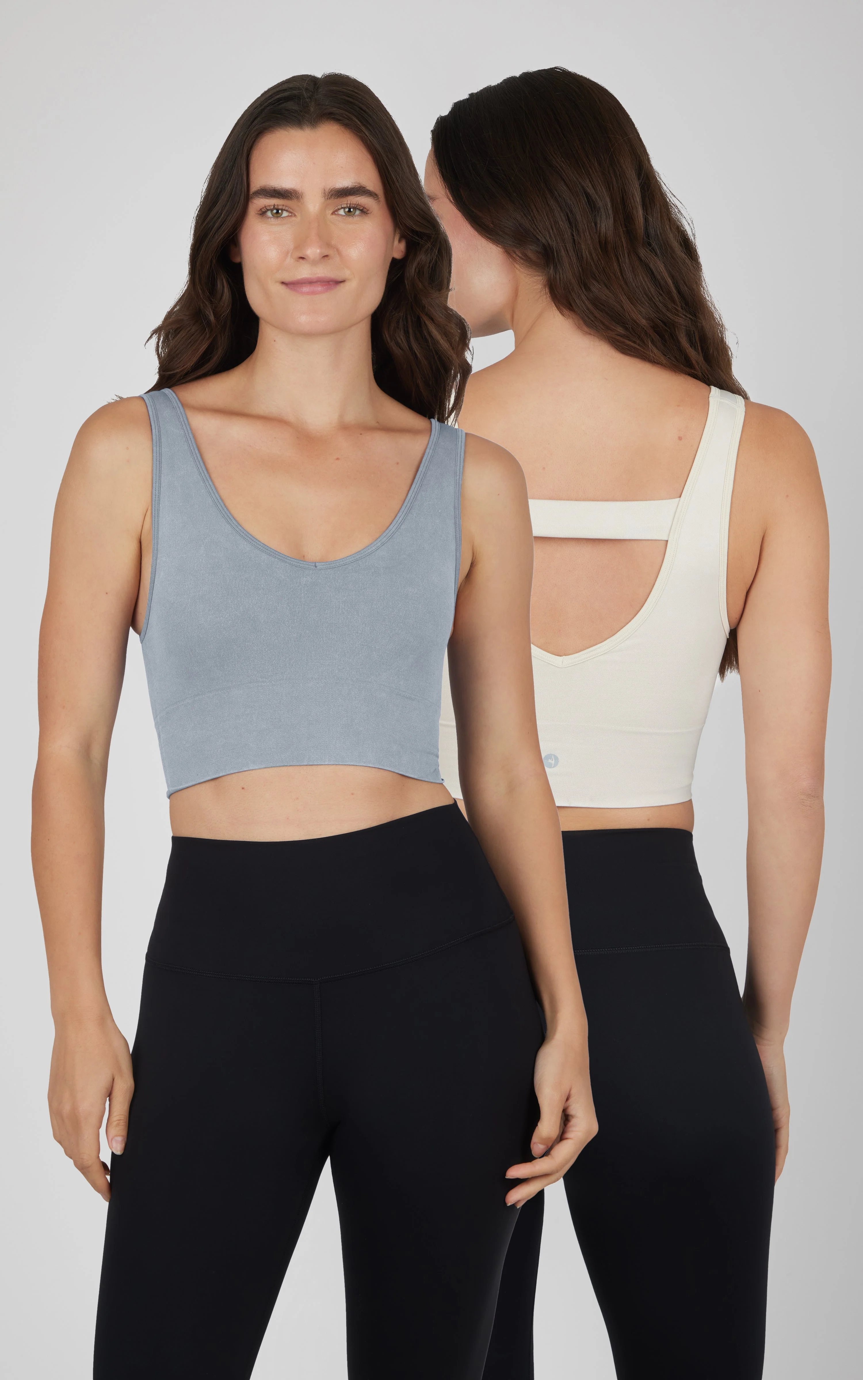 2 PK Stone Wash Bra Tank - Image 44