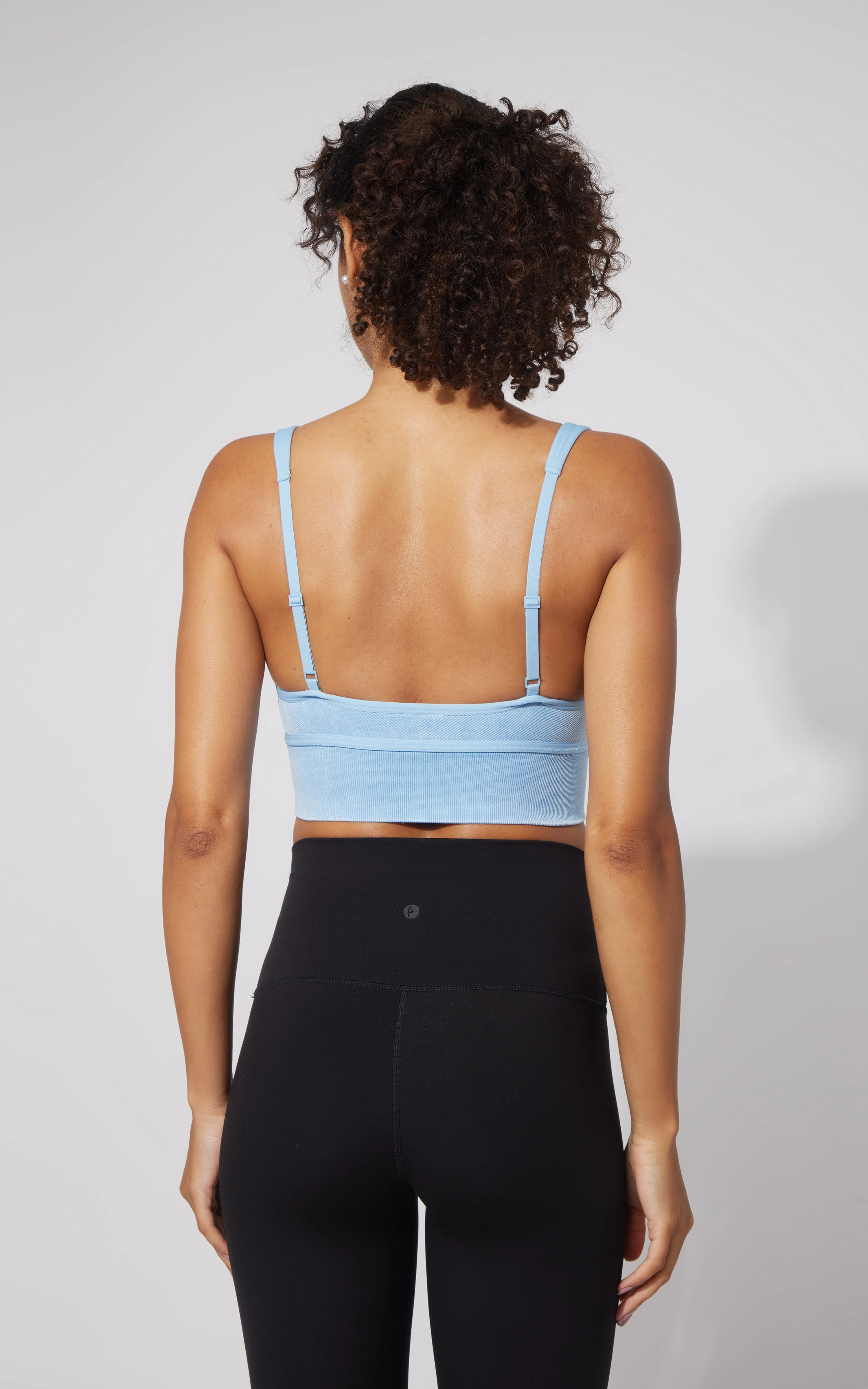2 PK Stonewash Ribbed Seamless Bra - Image 22