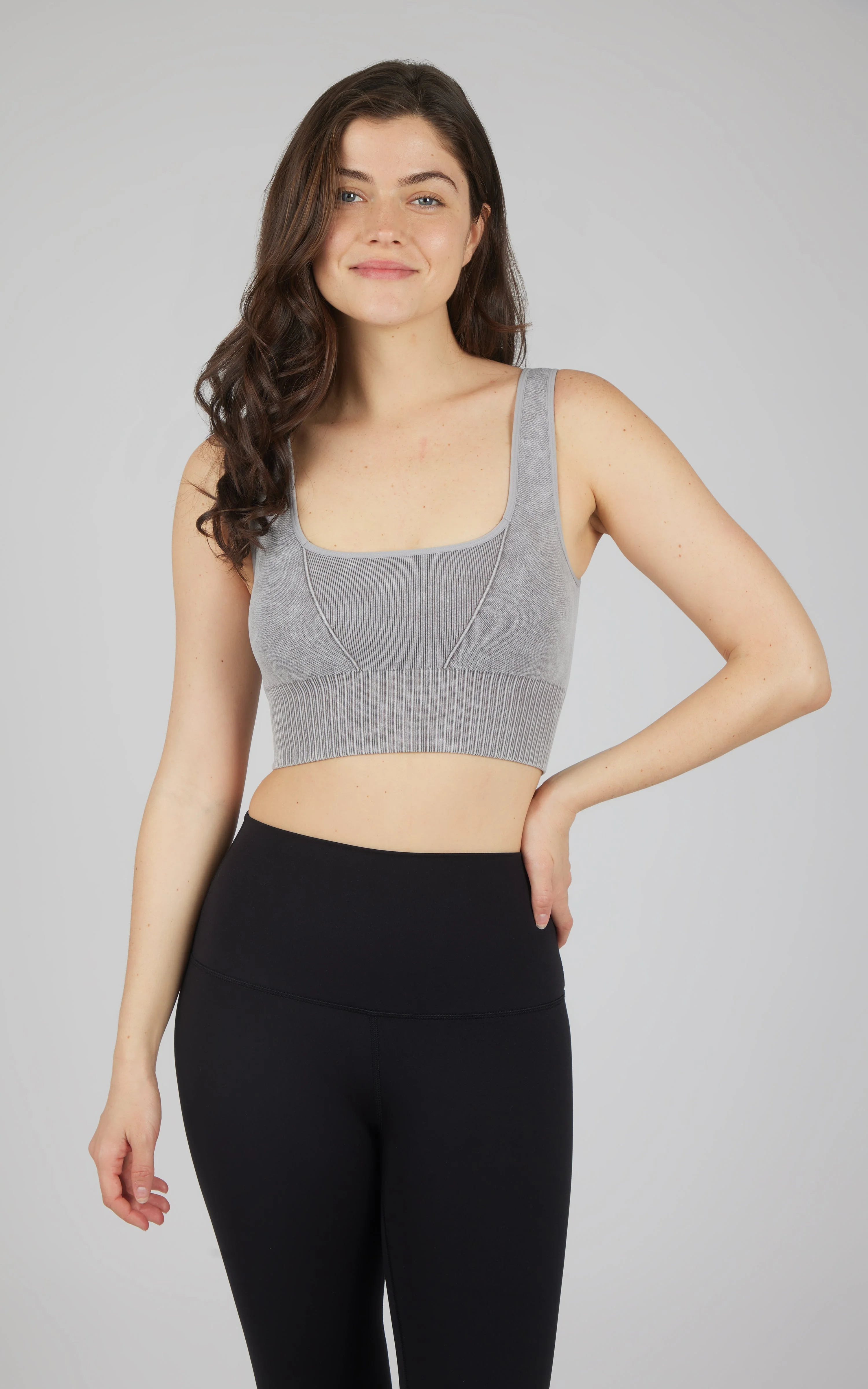 2 PK Stonewash Seamless Bra Tank - Image 79