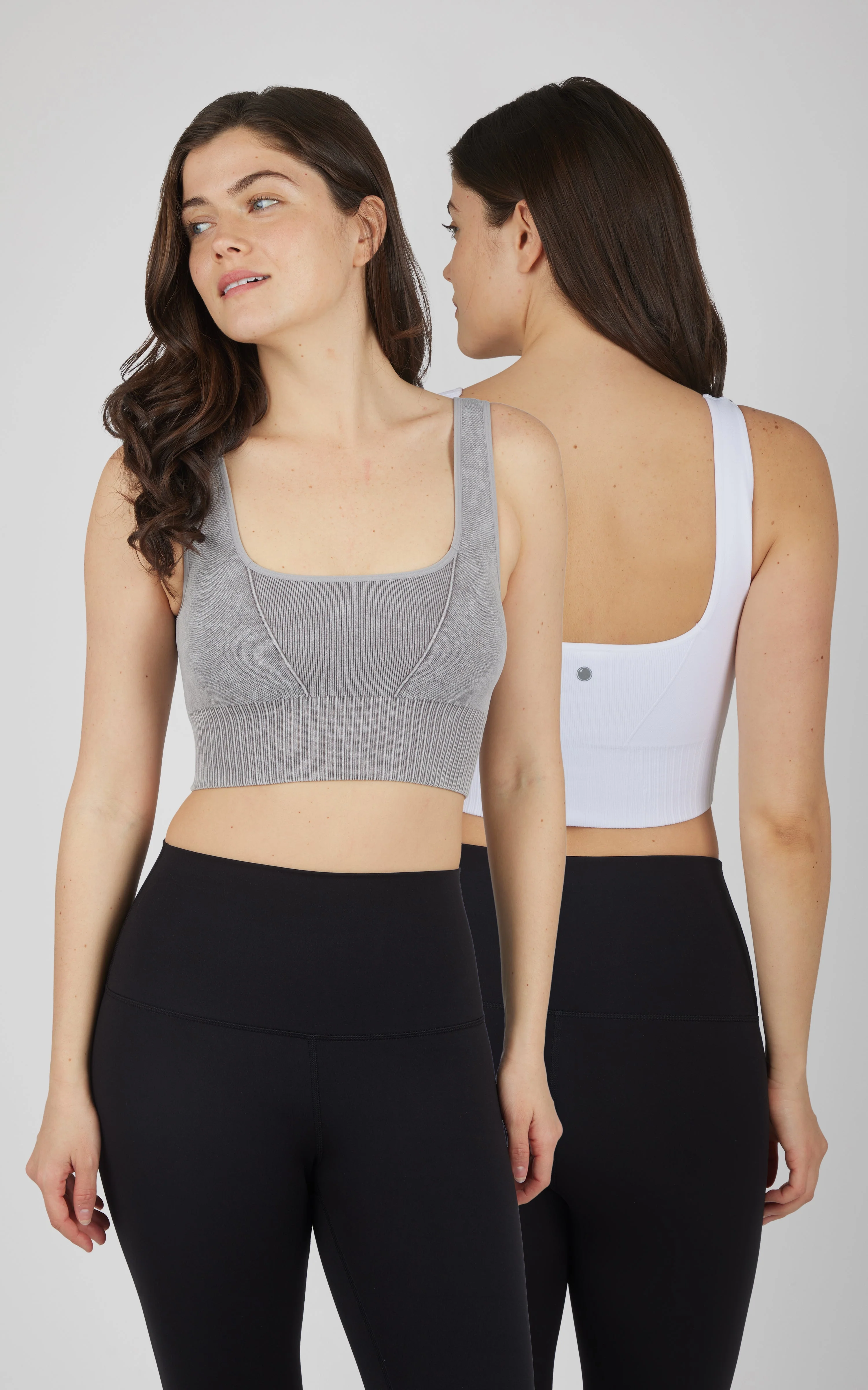 2 PK Stonewash Seamless Bra Tank - Image 81