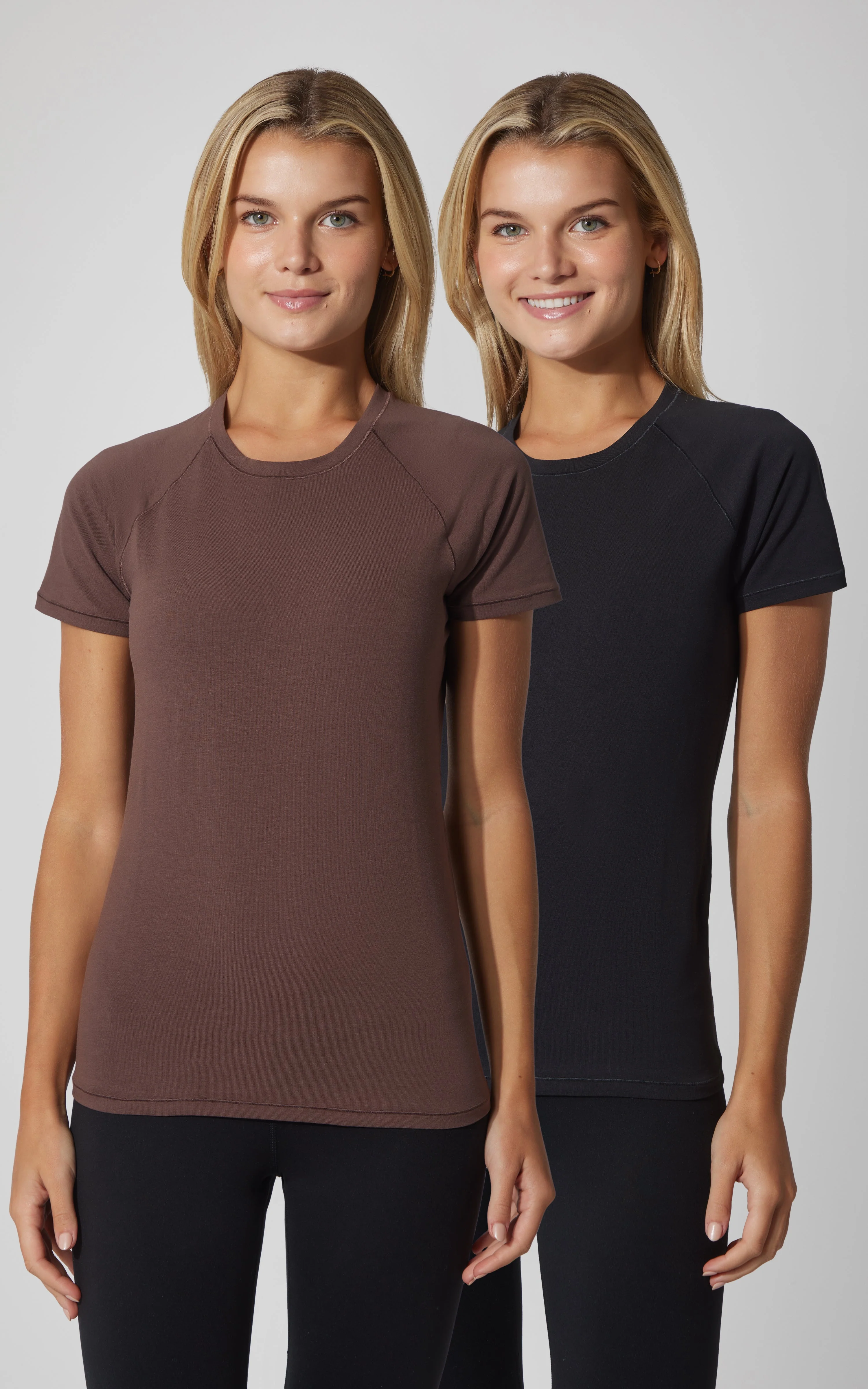 2 PK Vintage Cotton Crew Neck Short Sleeve Top - Our Cafe Story - Image 6
