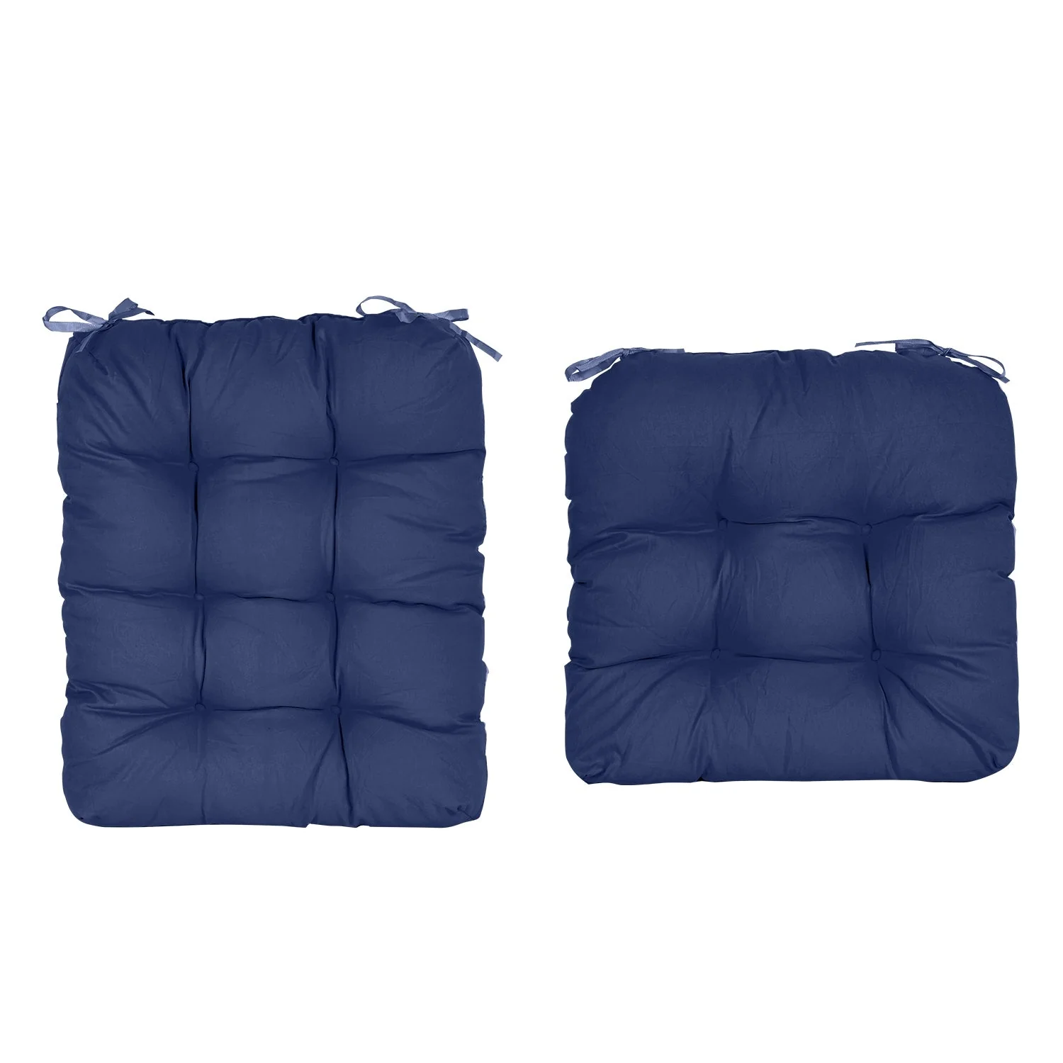 2Pcs Rocking Chair Cushion Upper And Lower Back And Seat Sets with Non-Slip Ties Polyester Fiber Filling Comfortable for Indoor Home Office Car - Image 4