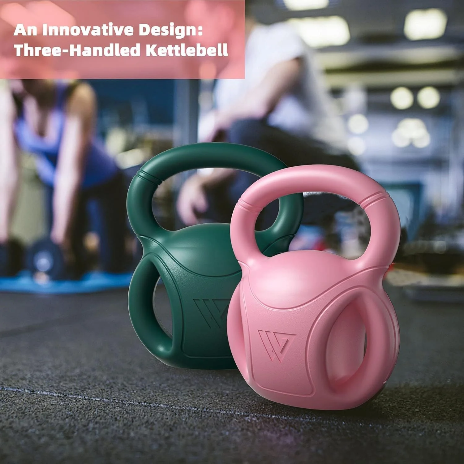 3 Handle Kettlebells Weight - Weight for Women Options 5, 10, 15 and 20 LB for Russian Twists AB Exercise, Weightlifting and Core Fitness Exercise Home Gym [Single in Sold] - Image 31