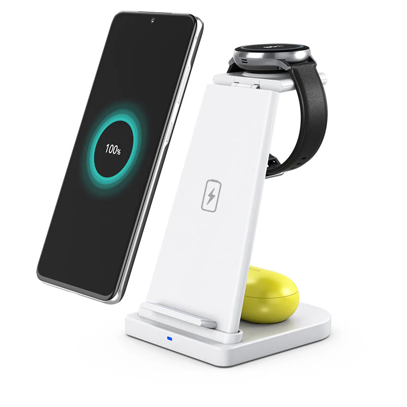 3-in-1 Fast Wireless Charging Stand for Phones, Apple Watch & AirPods - Image 3