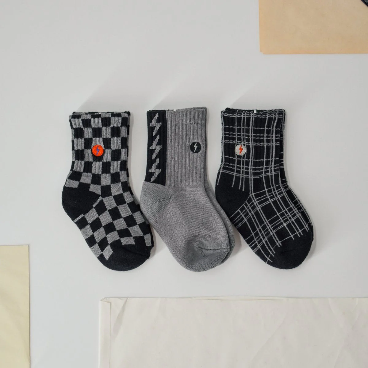 3-pack "check the Volts" Socks - Image 5