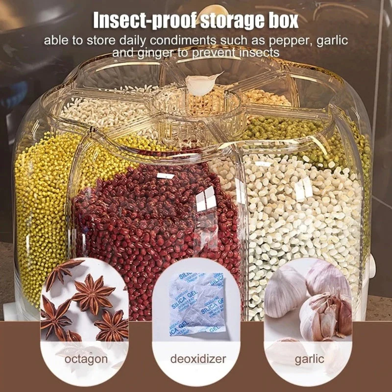 360° Rotating Grain Storage Container - Image 3