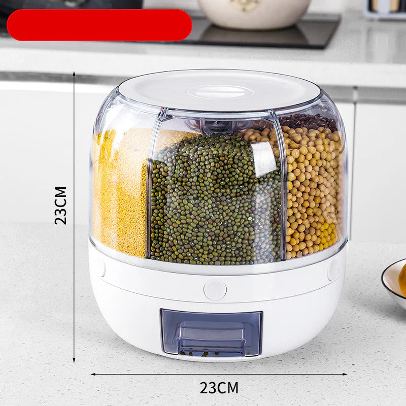 360° Rotating Grain Storage Container - Image 8